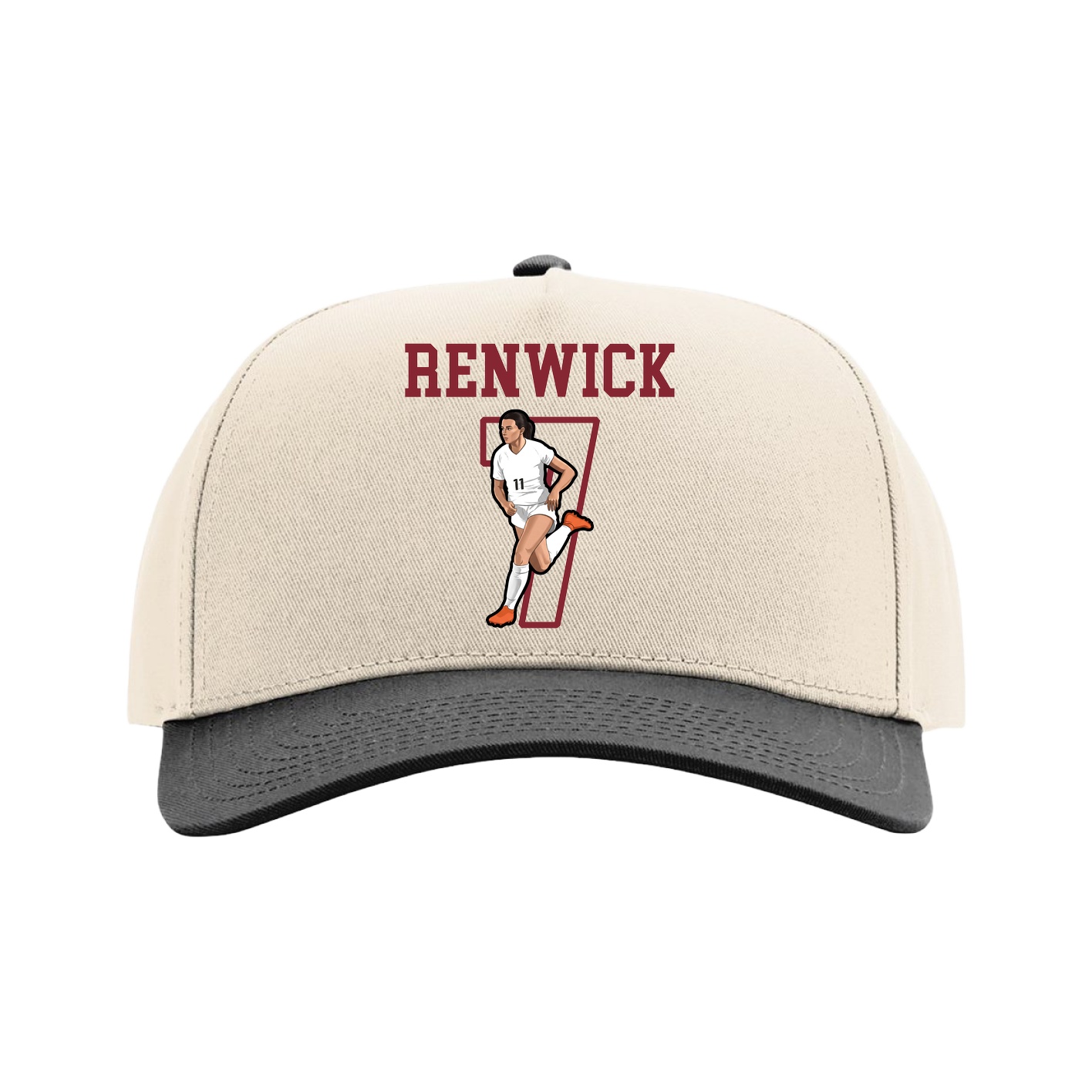 Full Fabric Five-Panel Champ Cap