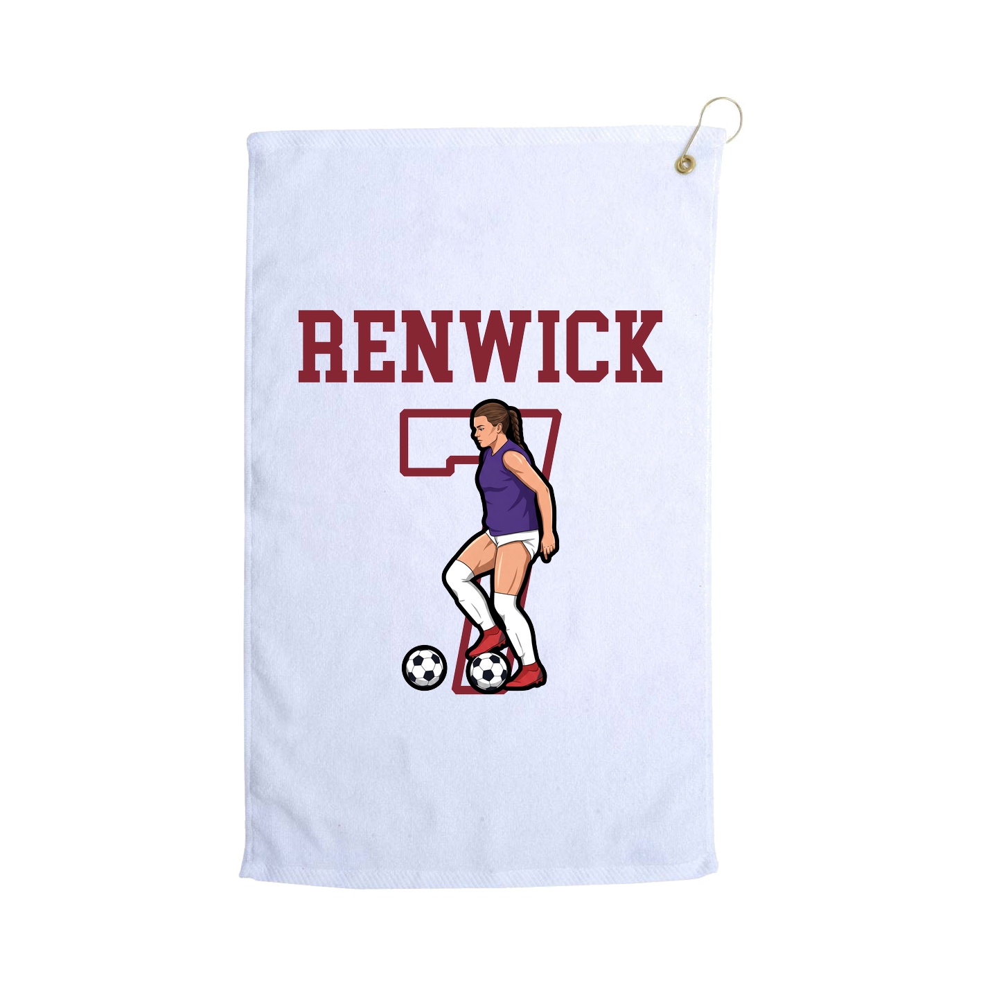 Golf Towel — Shirsey in White