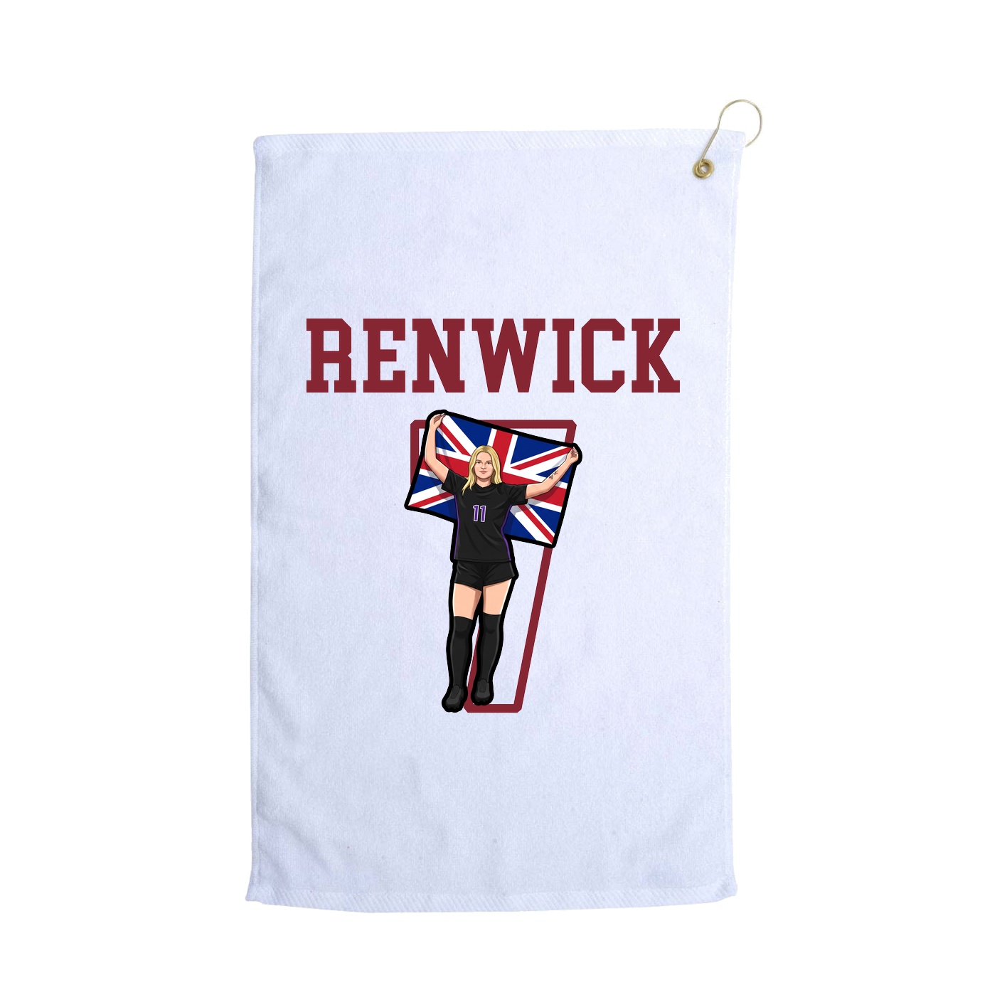Golf Towel — Shirsey in White