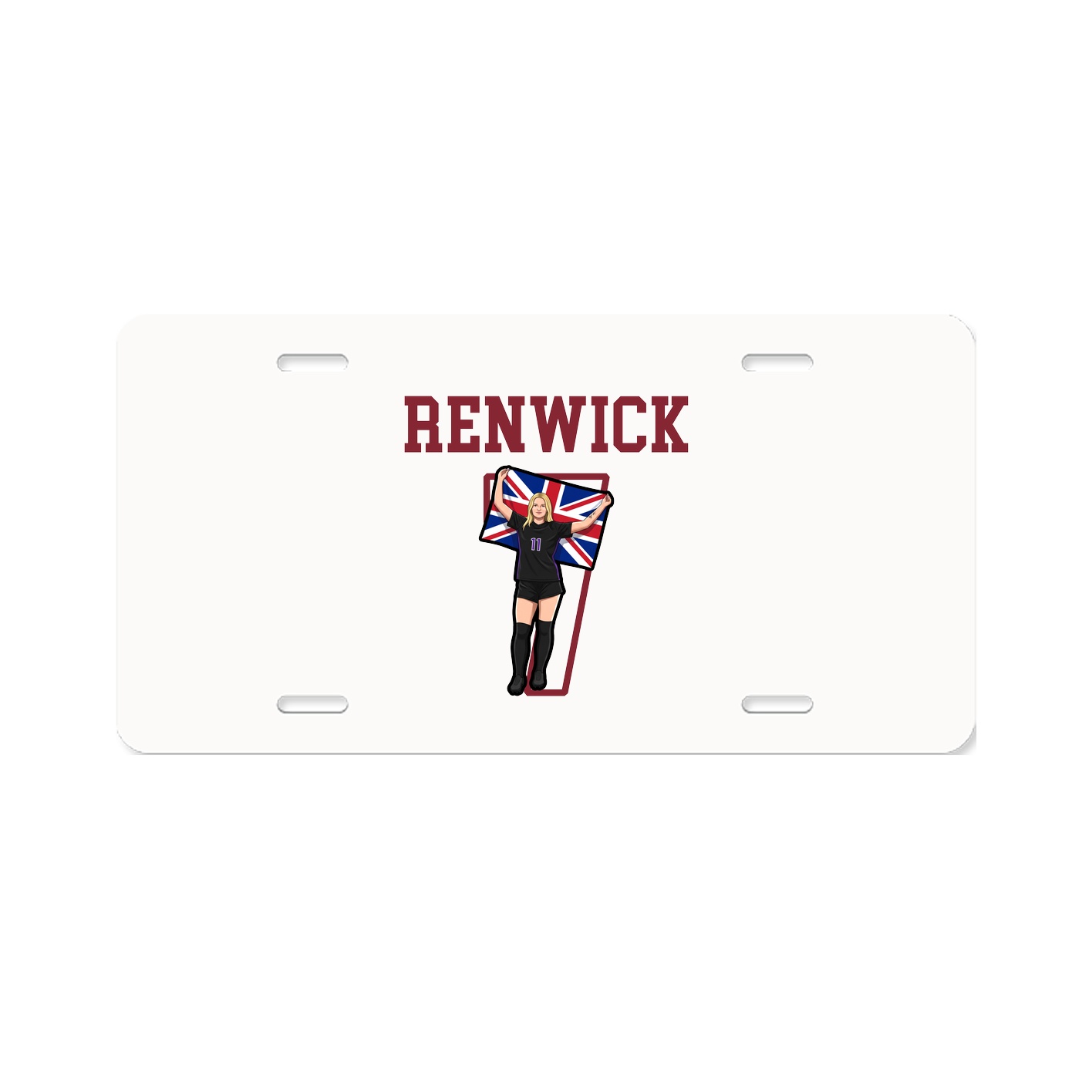 License Plate — Shirsey in Classic