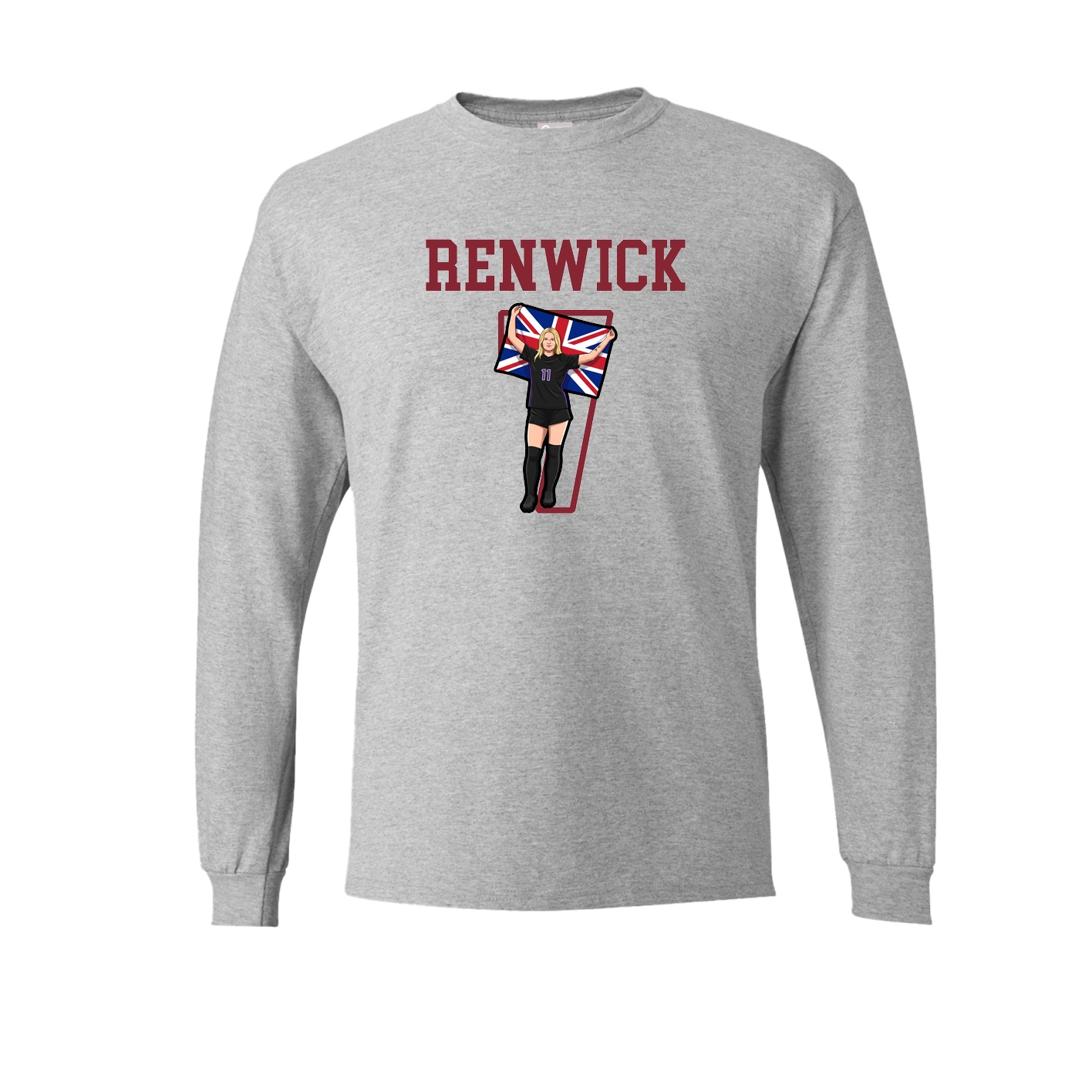 Long Sleeve Tee — Shirsey in Grey