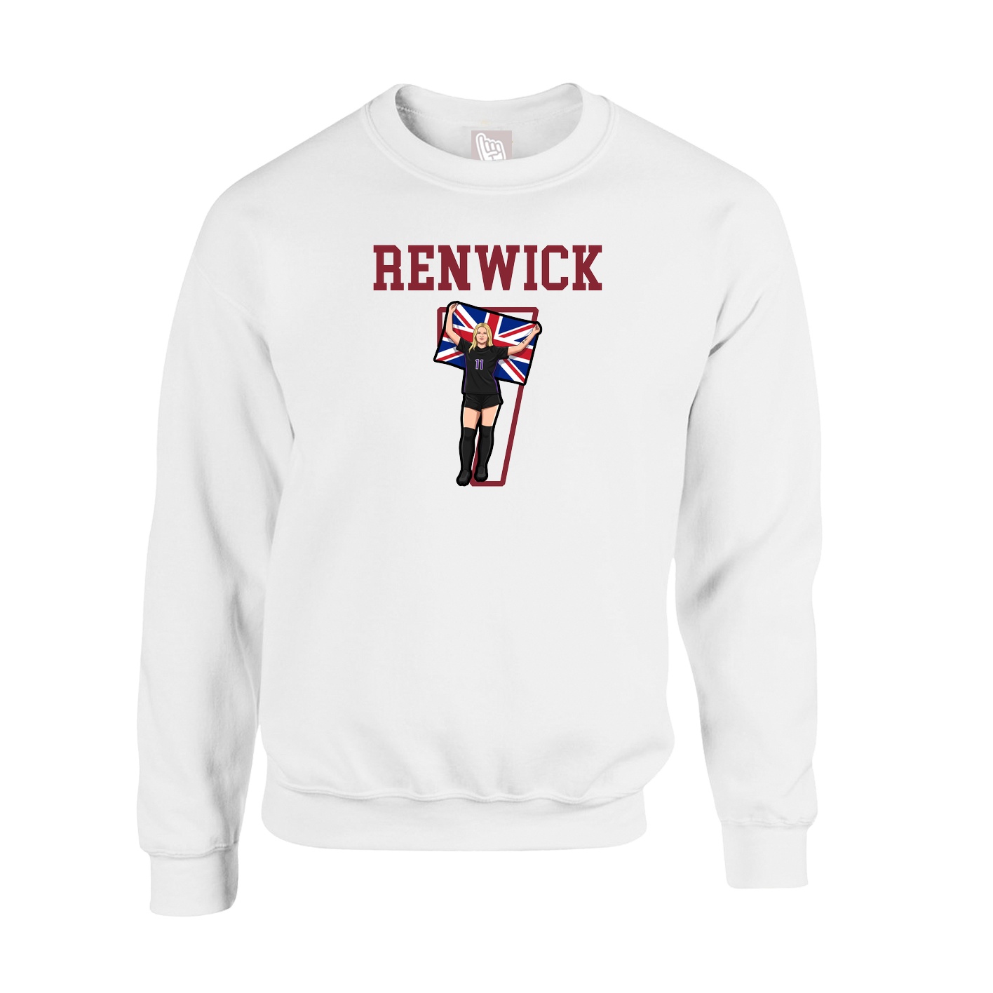 Fleece Crew — Shirsey in White