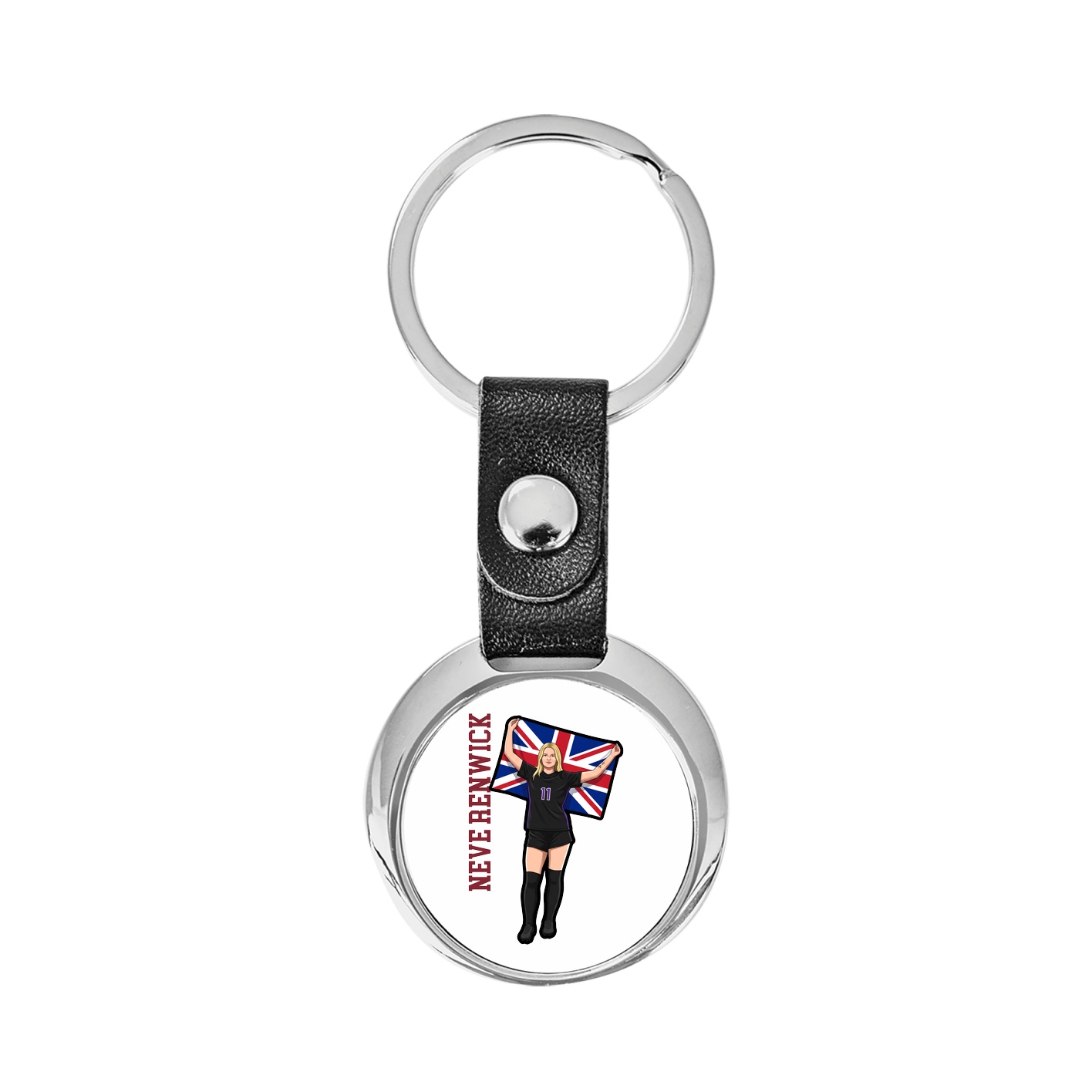Key Chain — Name Vertical in Classic