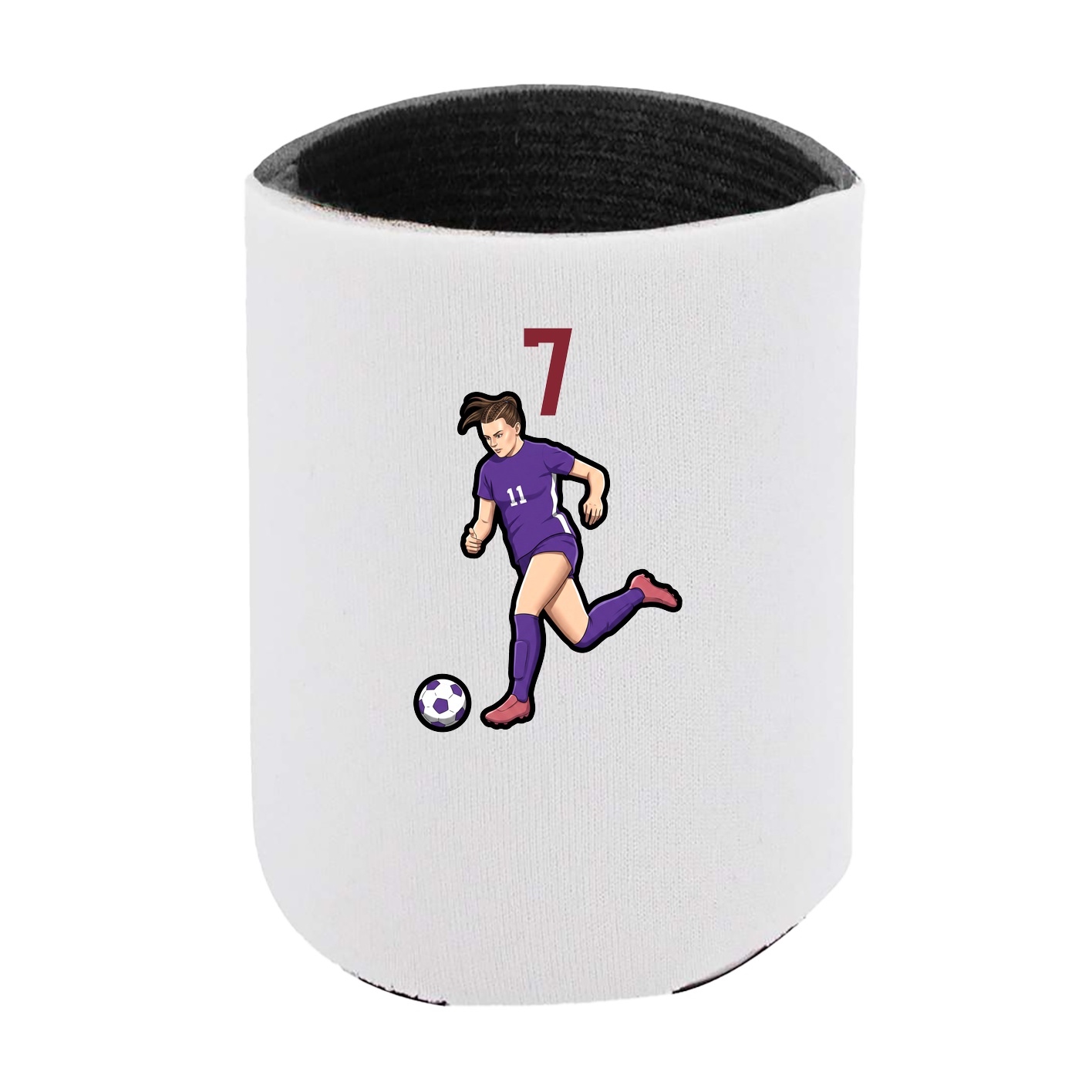 Can Holder — Number Top in White