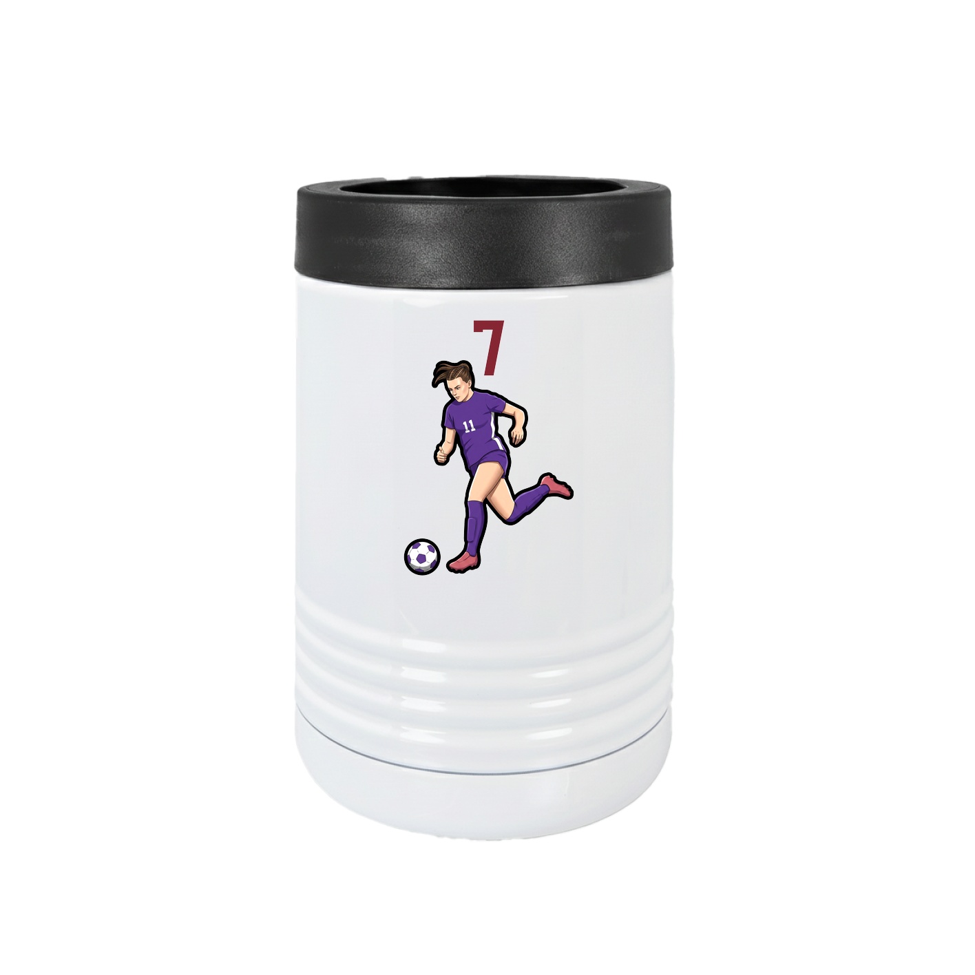 Beverage Holder — Number Top in White