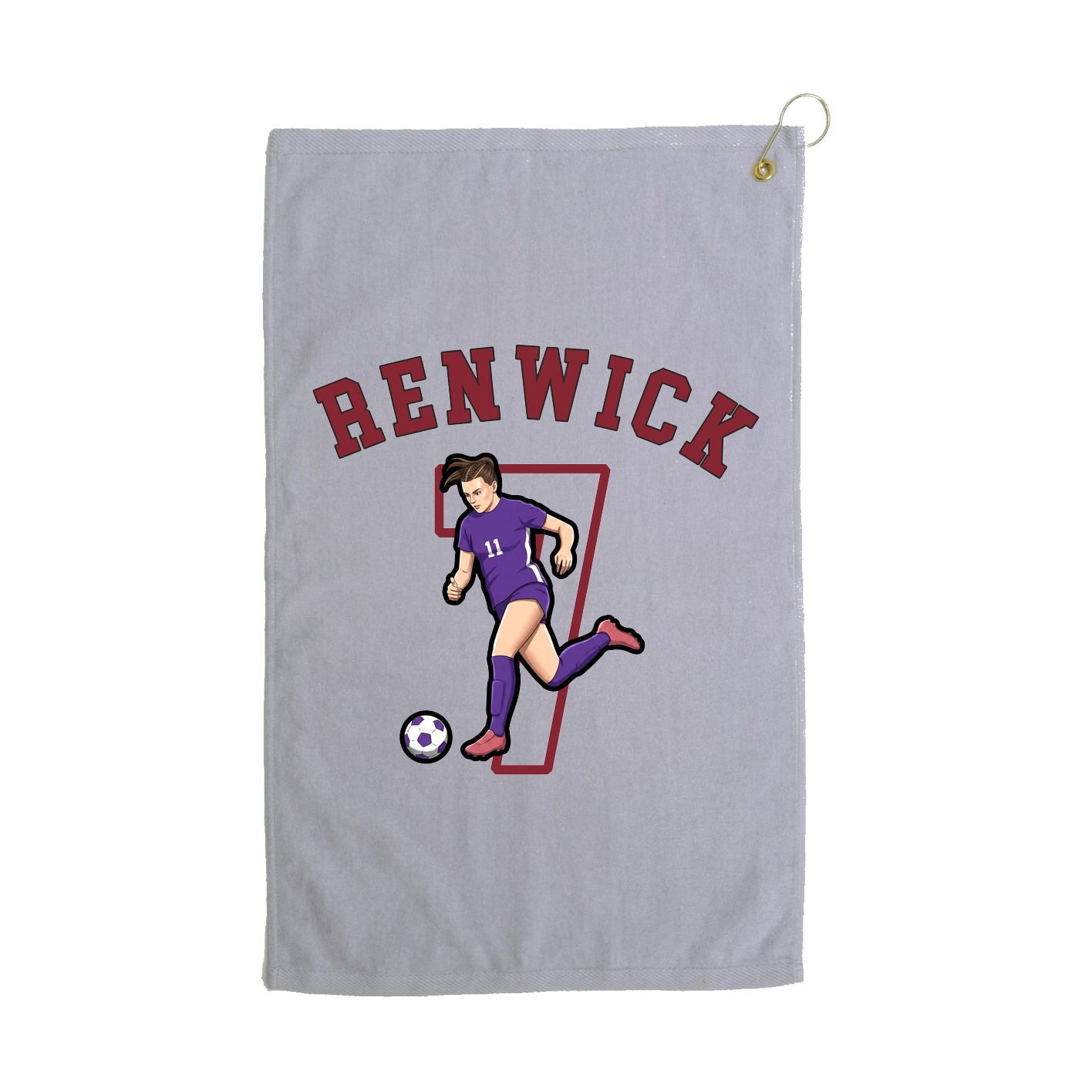 Golf Towel — Shirsey Arch in Grey