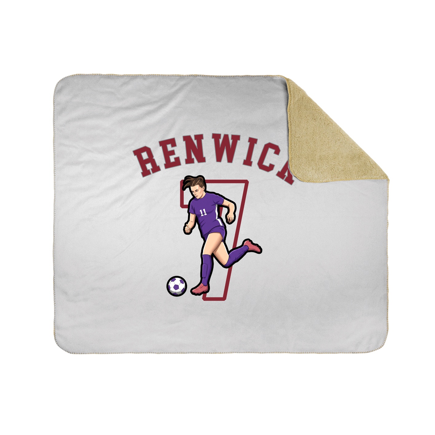 Throw Blanket — Shirsey Arch in White