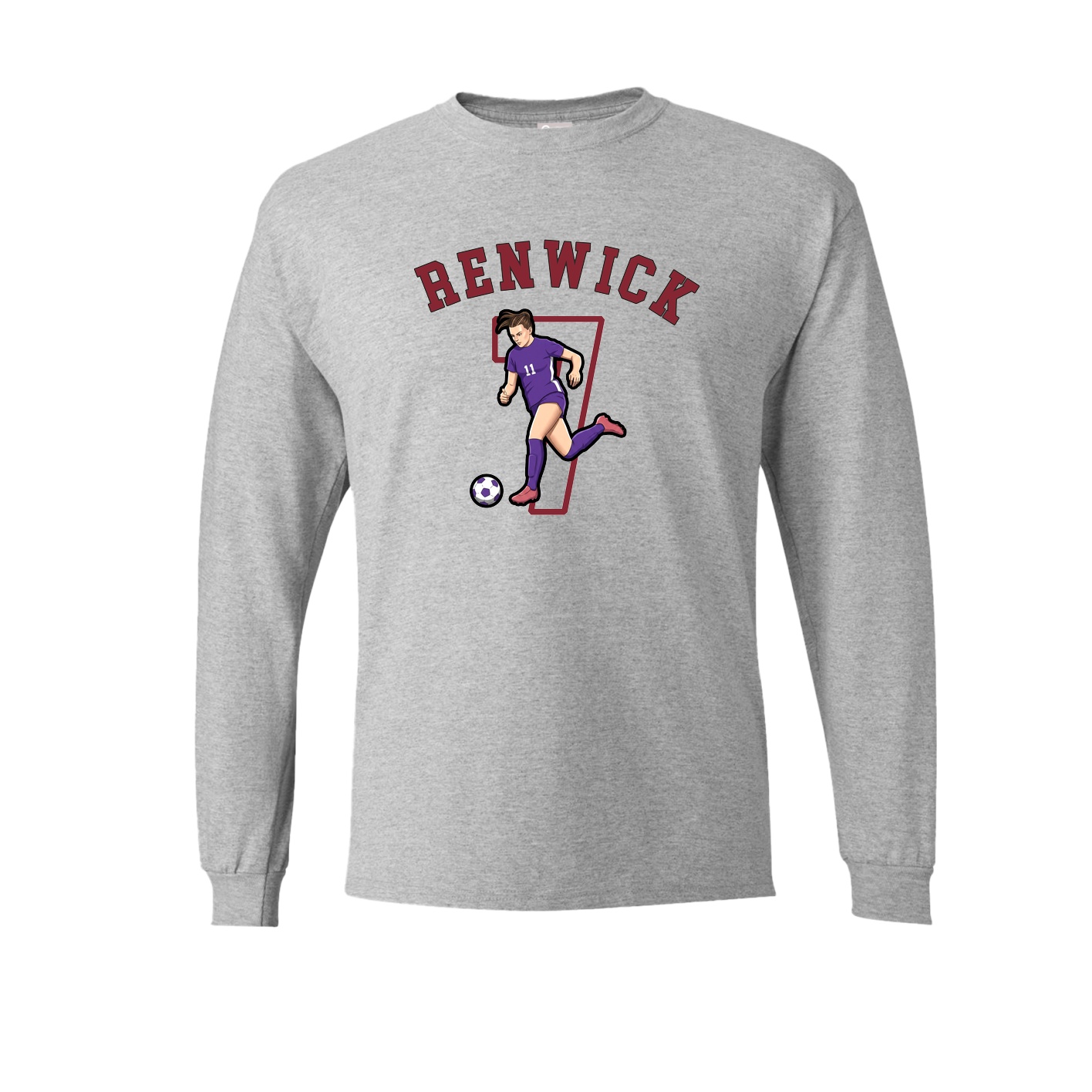 Long Sleeve Tee — Shirsey Arch in Grey