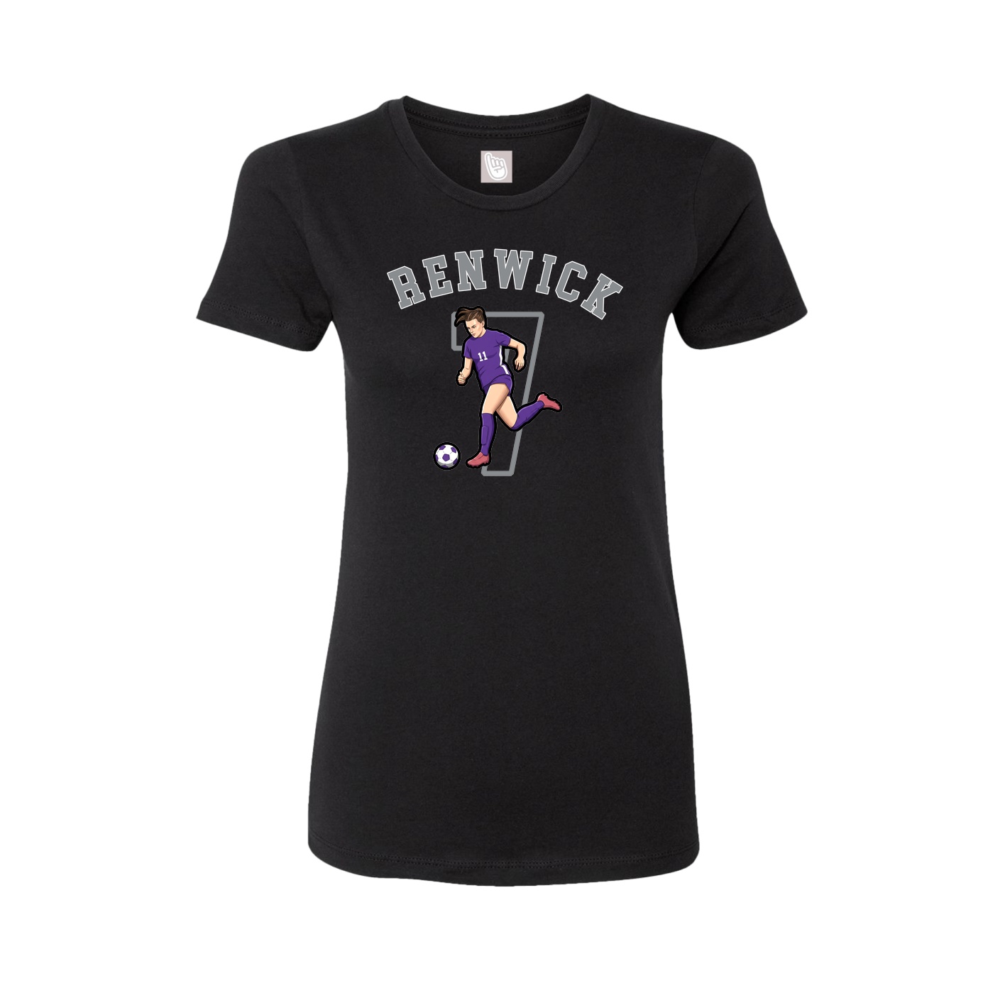Womens Tee — Shirsey Arch in Black