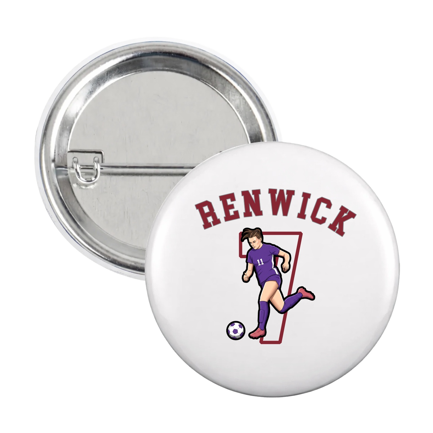 Game Day Button — Shirsey Arch in White