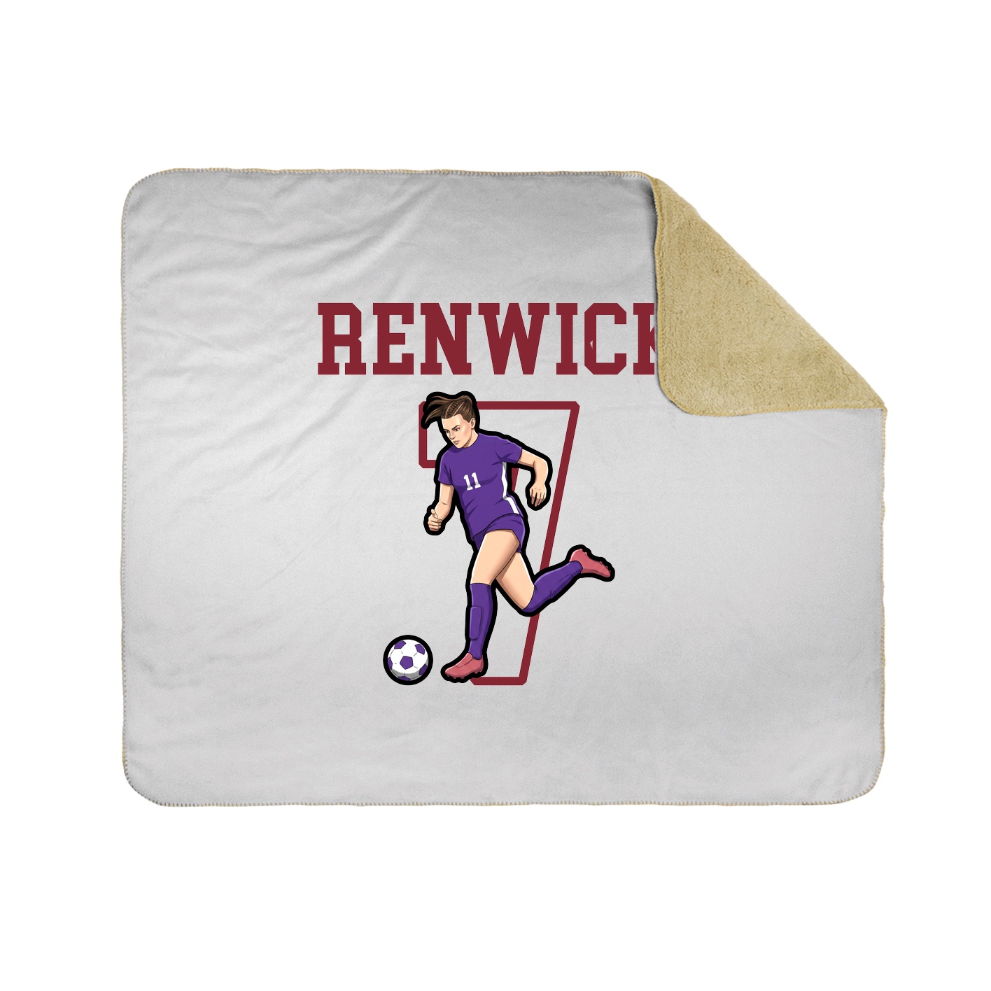50x60 Sherpa Lined Throw Blanket