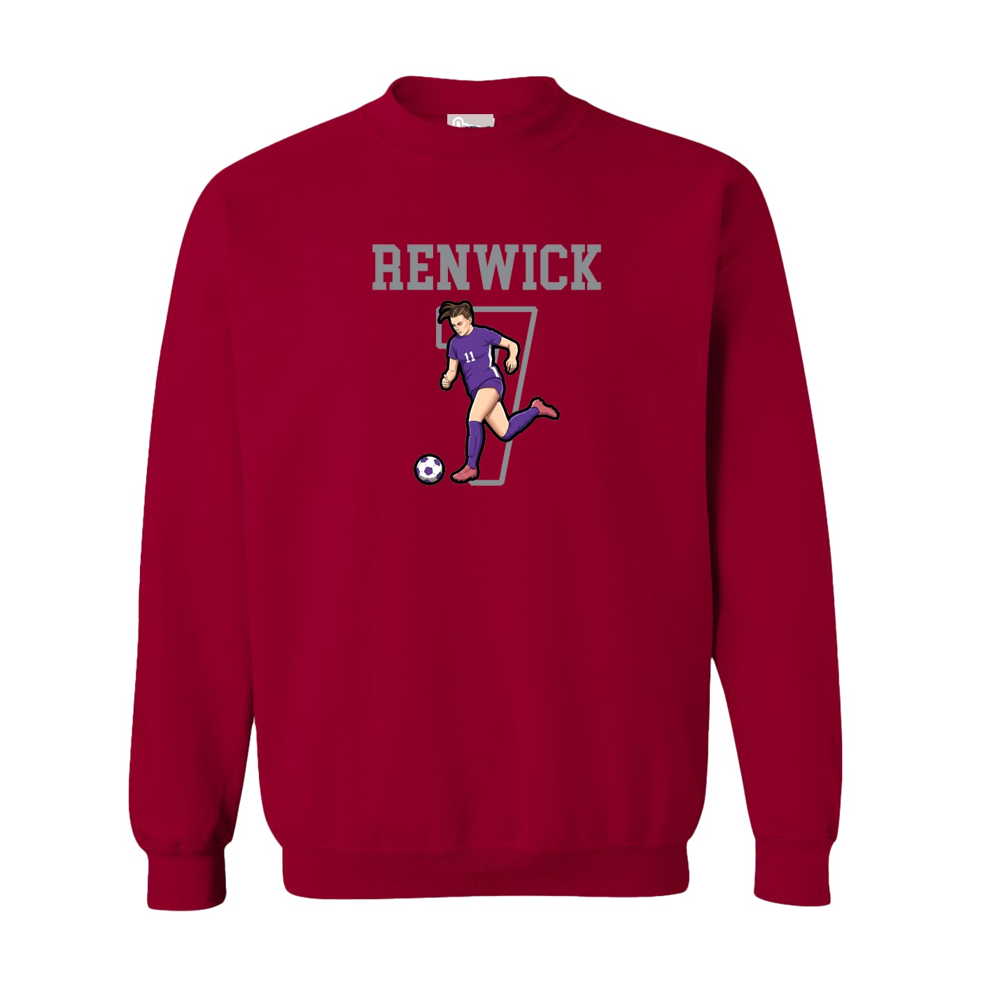 Fleece Crew — Shirsey in Cardinal