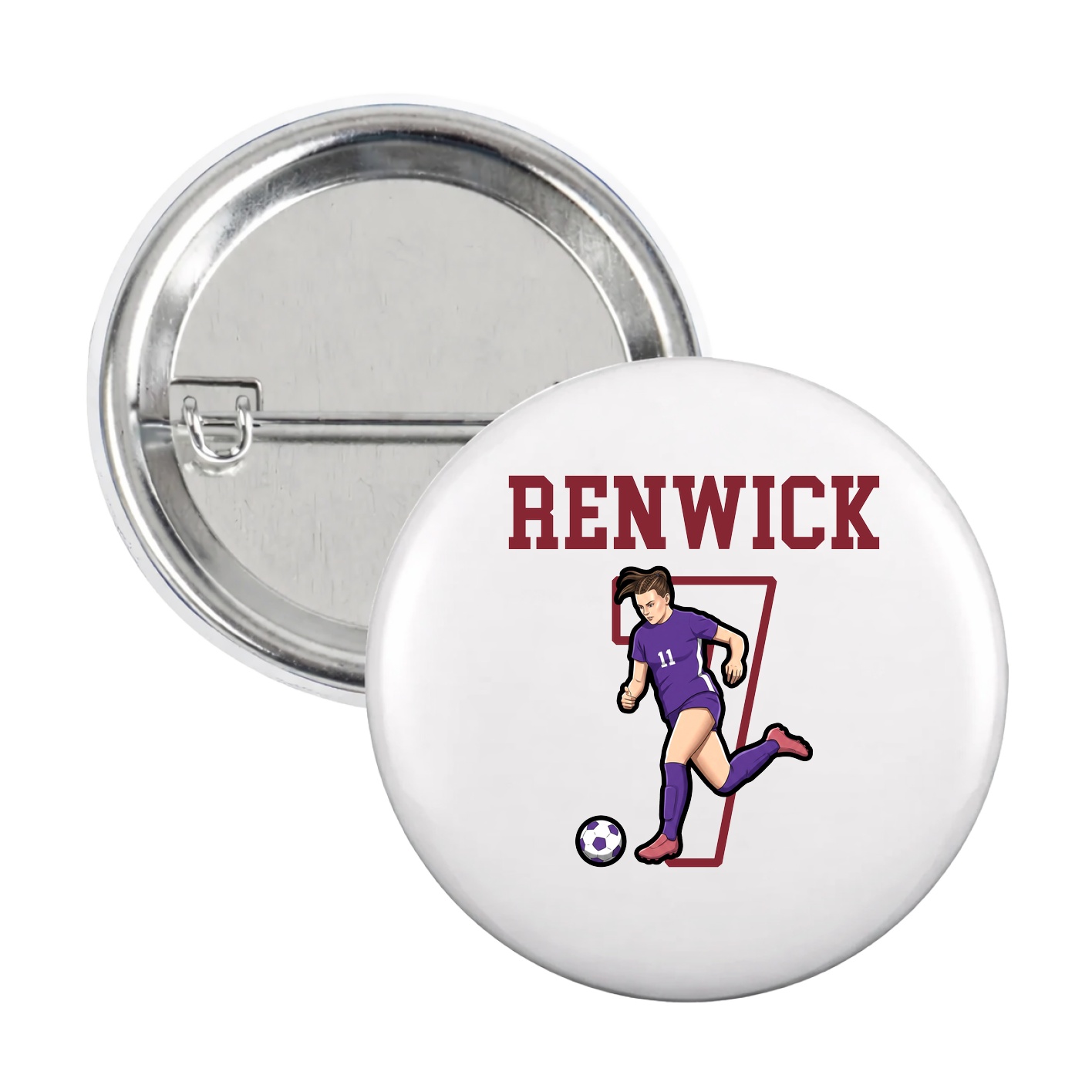 Game Day Button — Shirsey in White