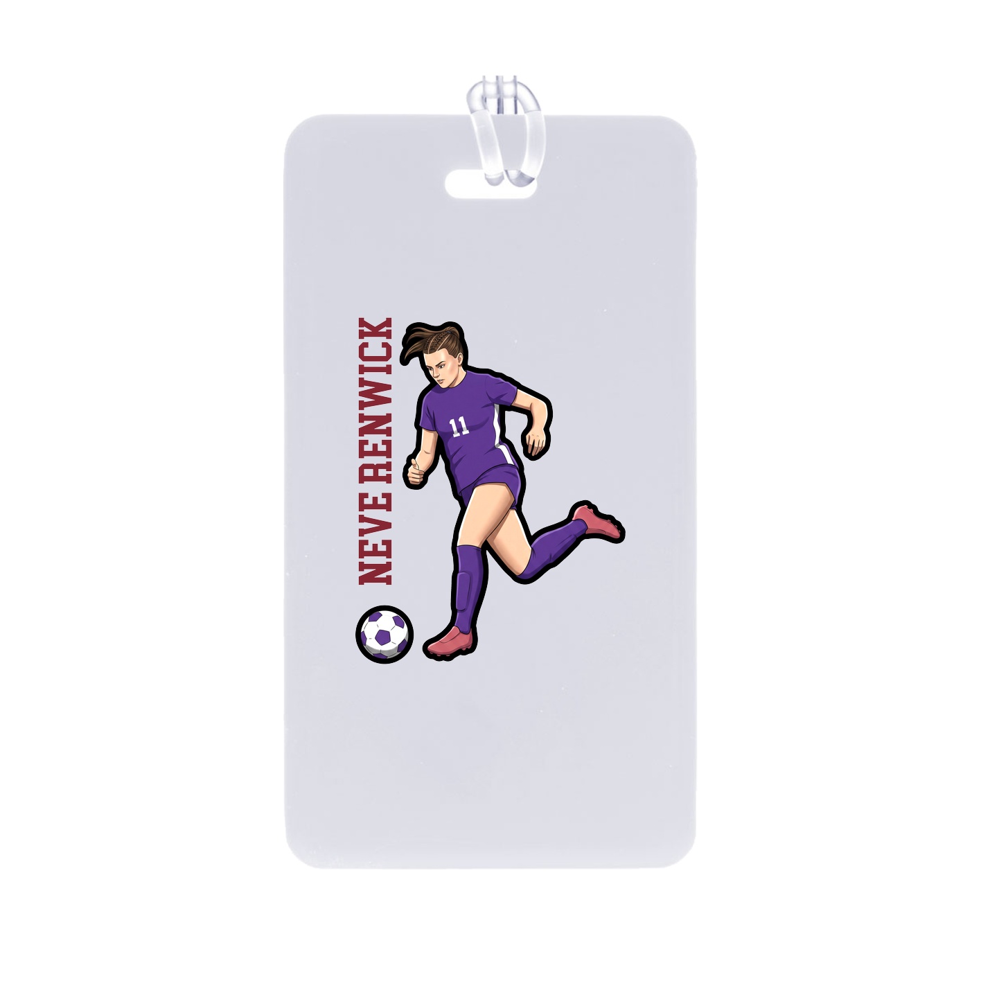 Bag Tag — Name Vertical in Classic