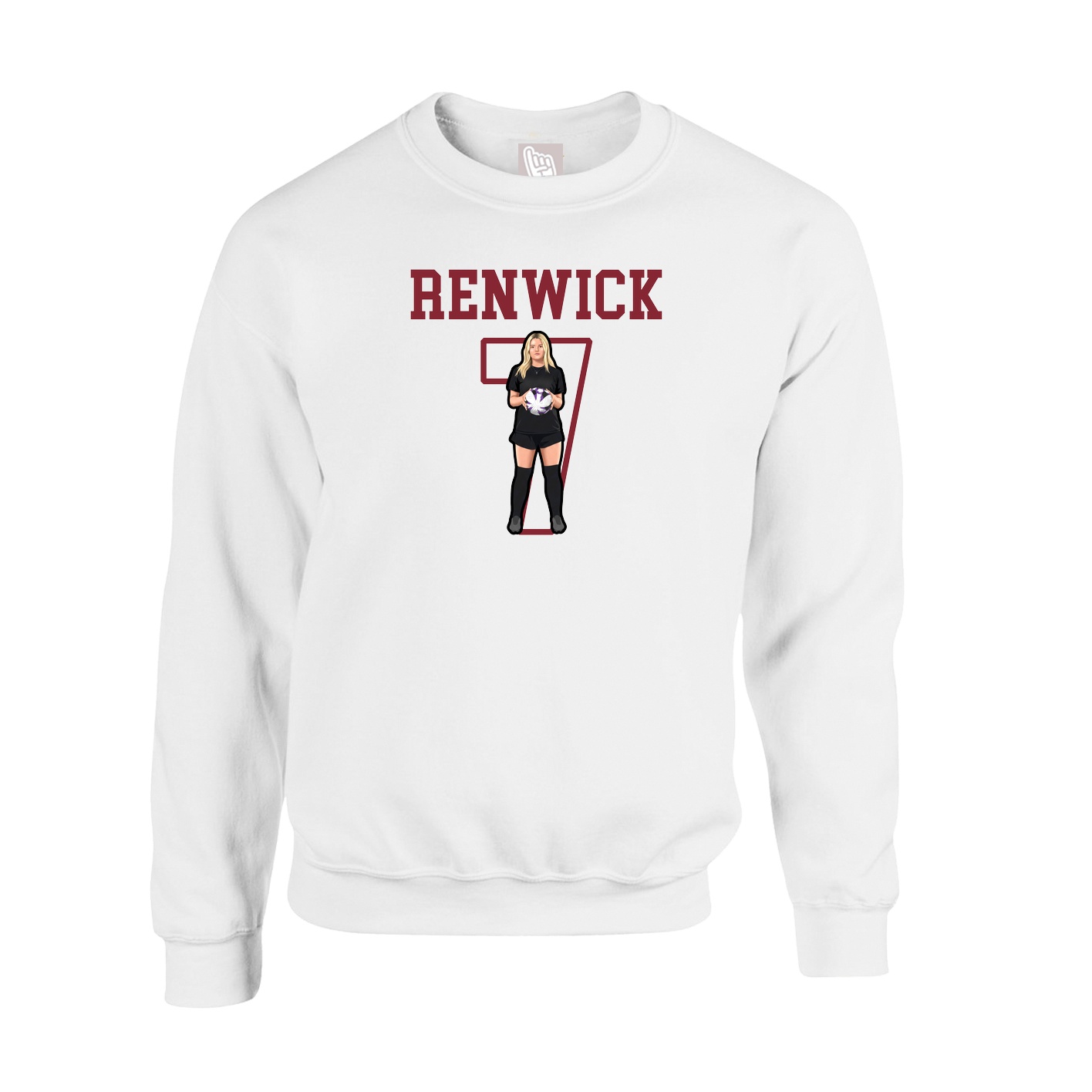 Fleece Crew — Shirsey in White