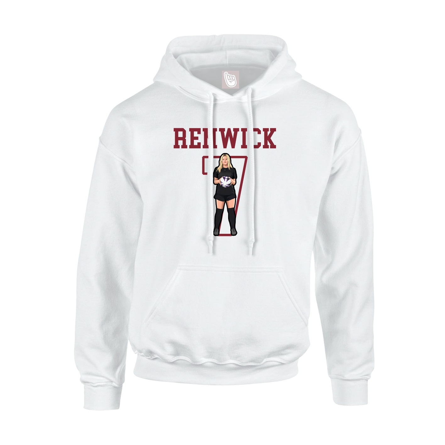 Youth Hoodie — Shirsey in White