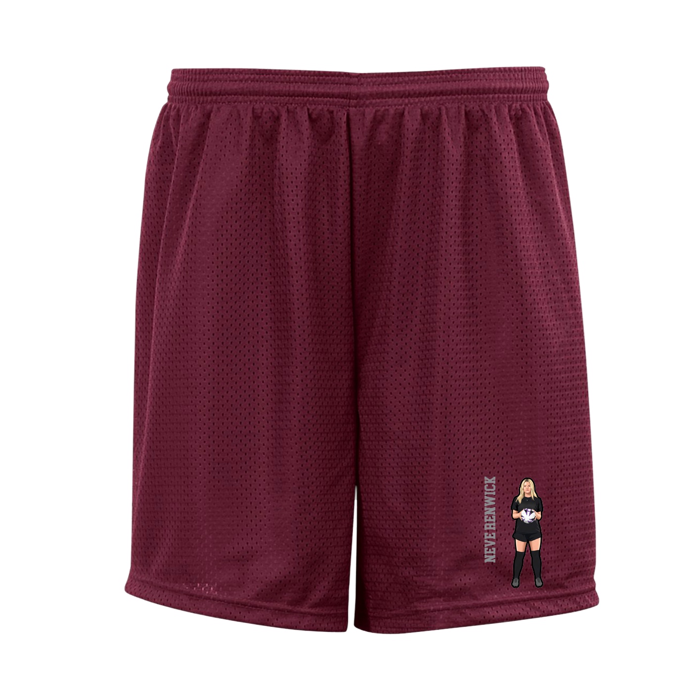 Shorts — Name Vertical in Cardinal