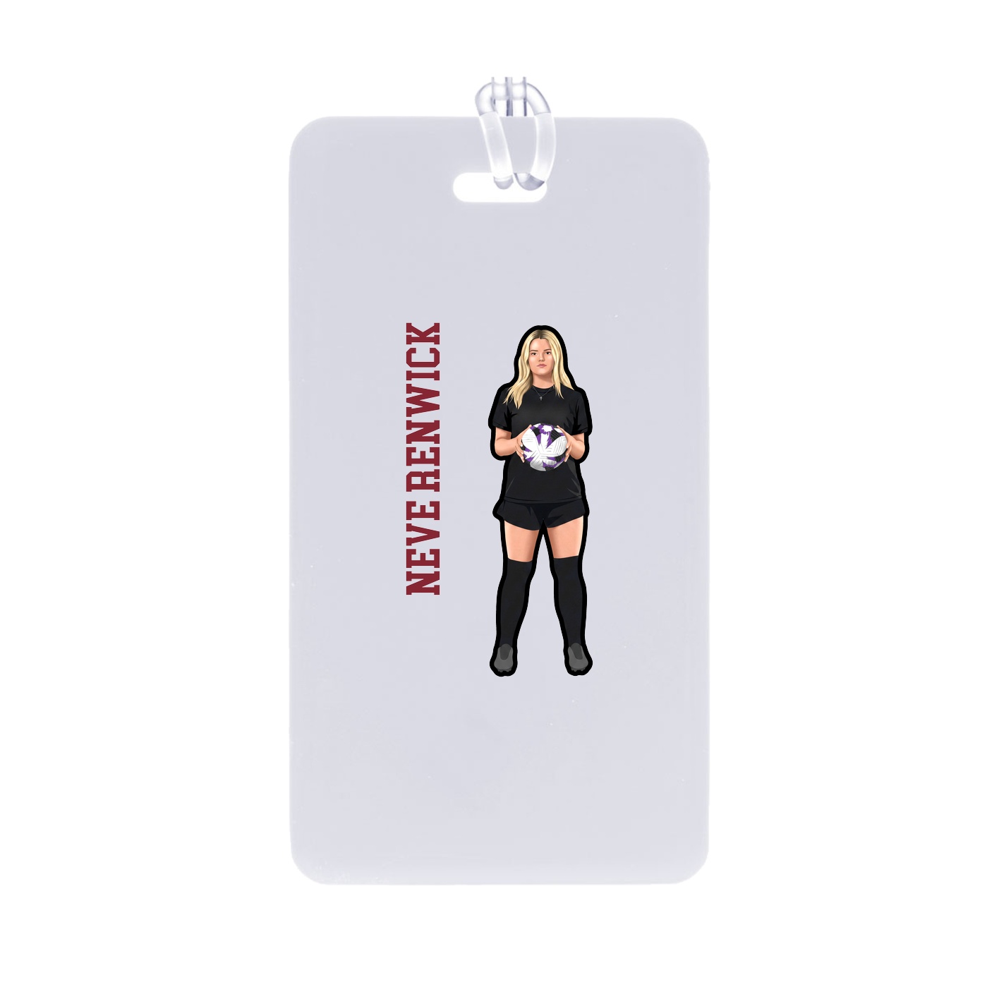 Bag Tag — Name Vertical in Classic