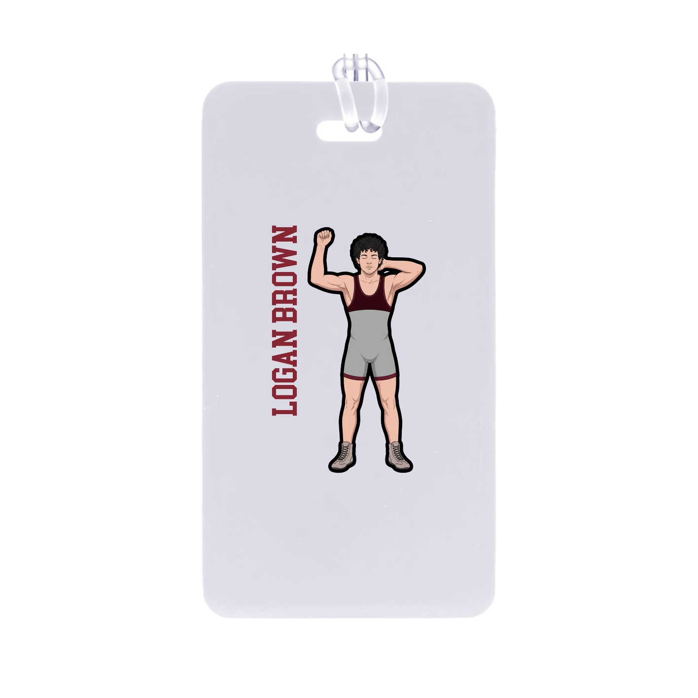 Bag Tag — Name Vertical in Classic