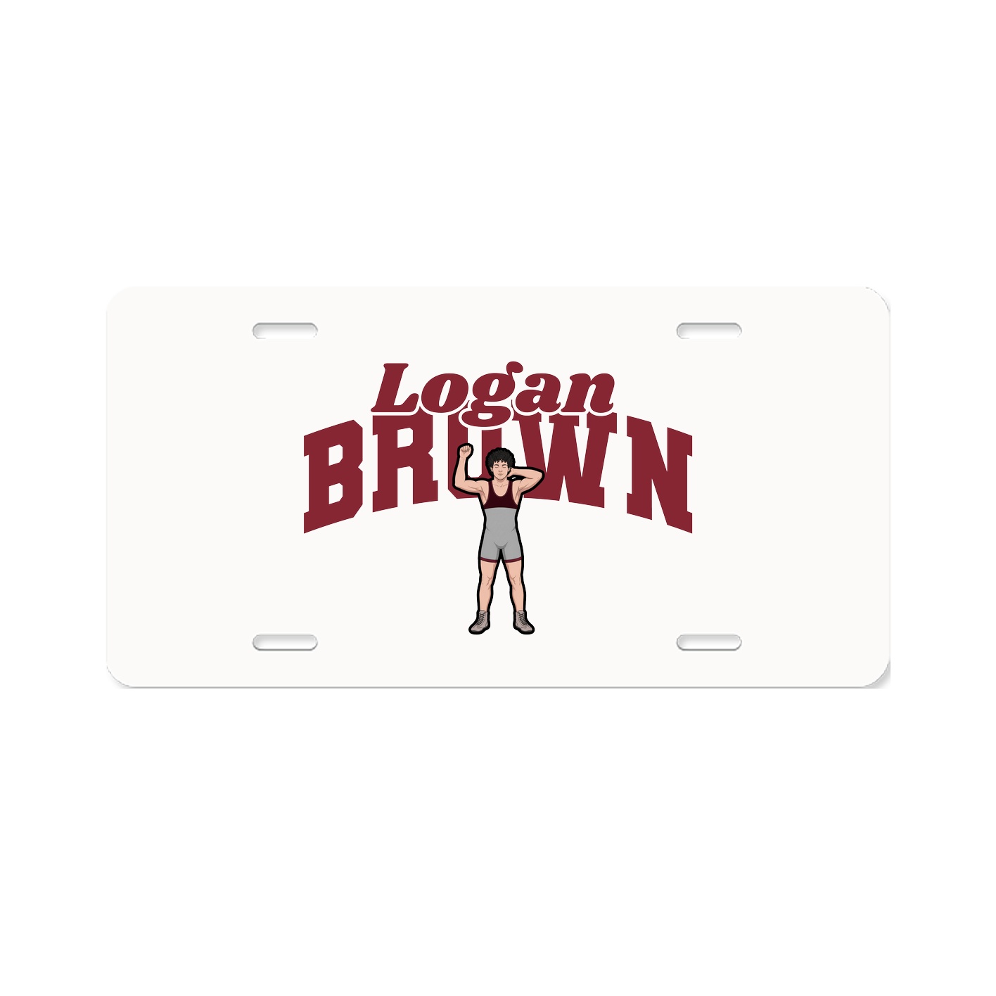 License Plate — Signature Arch in Classic