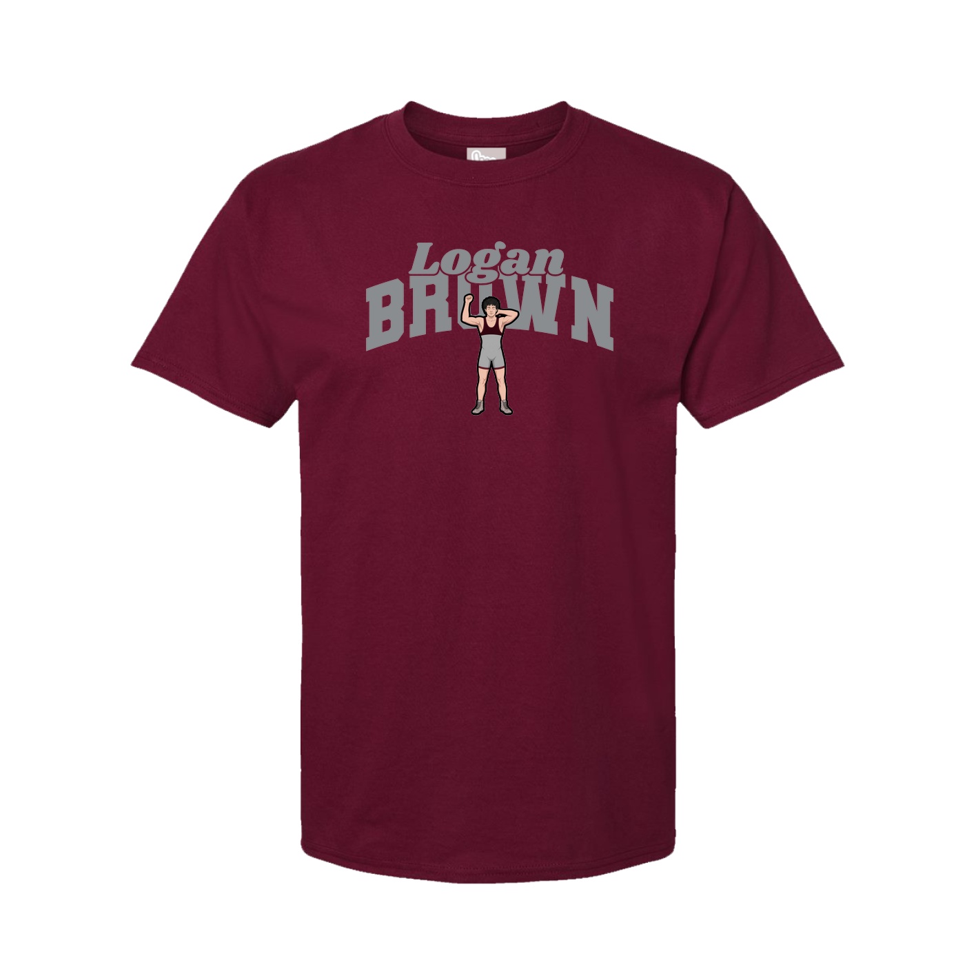 Youth Tee — Signature Arch in Cardinal