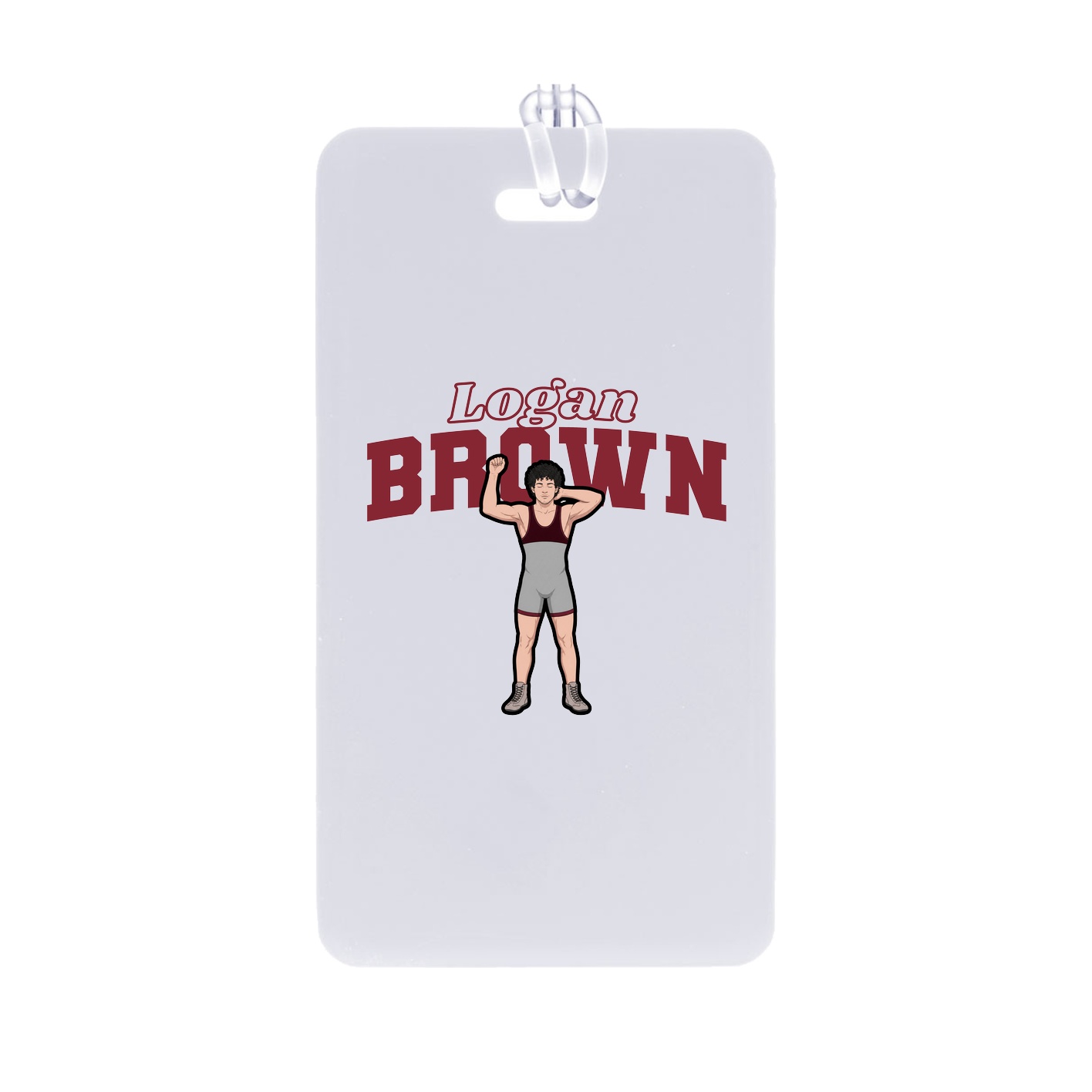 Bag Tag — Name Arch in Classic
