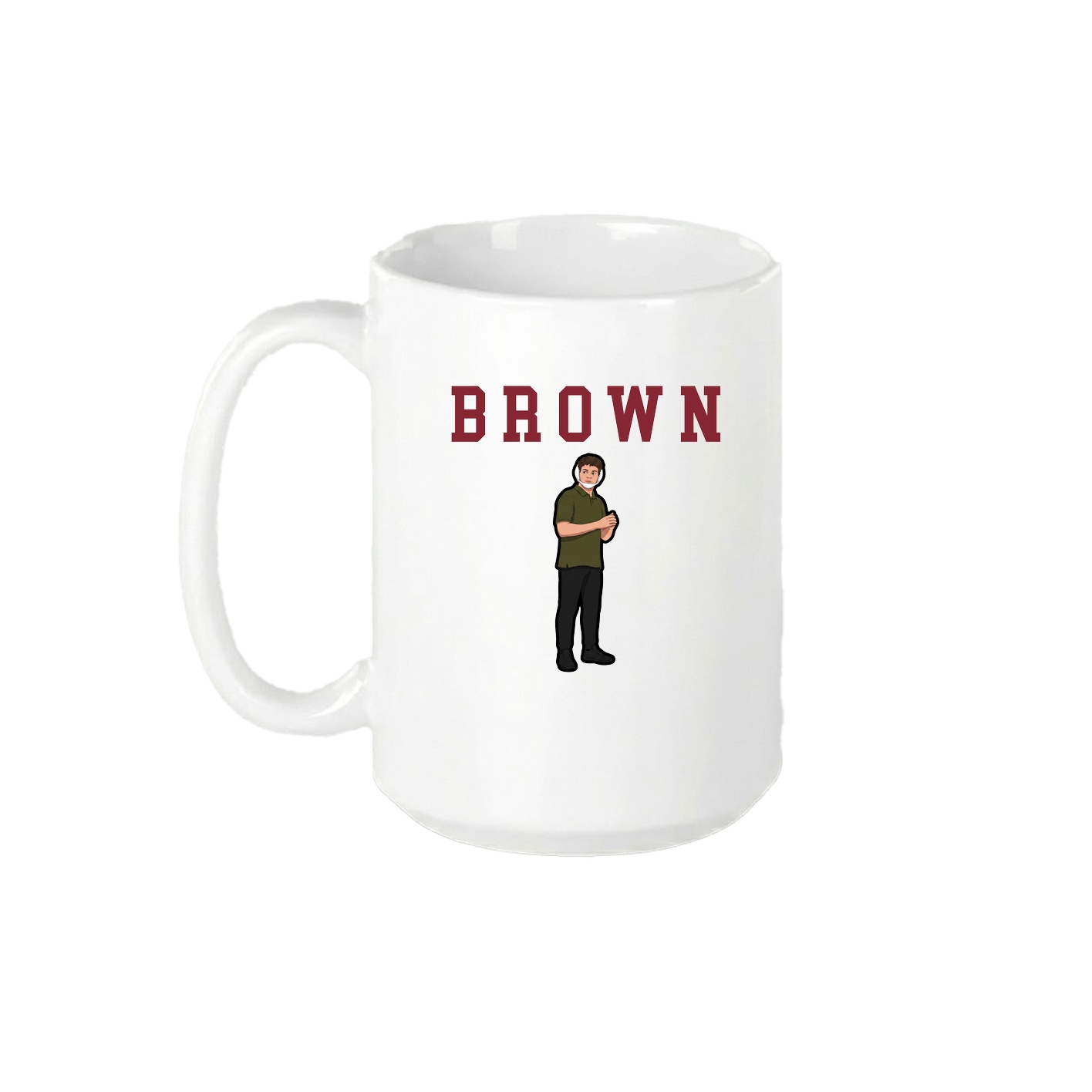 15oz Coffee Mug — Shirsey in White