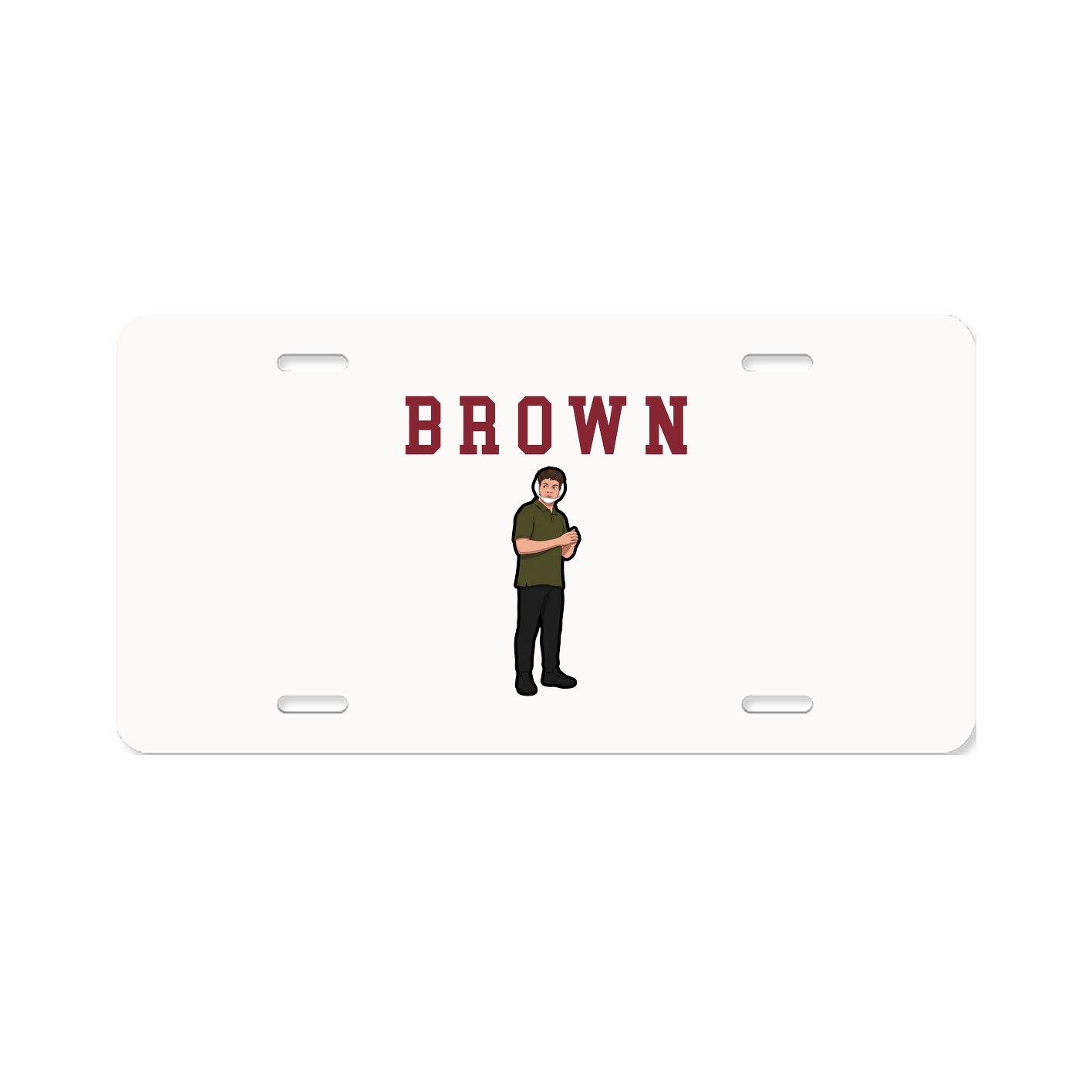 License Plate — Shirsey in Classic