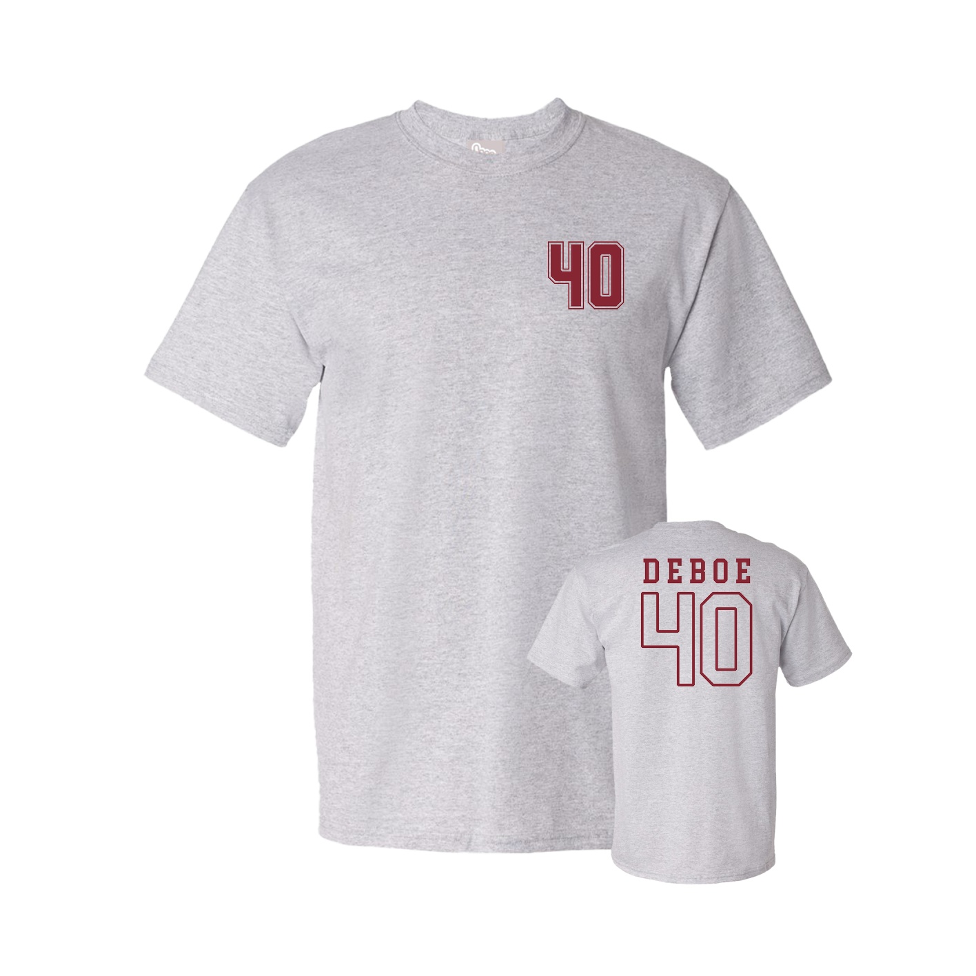Youth Tee — Chest Back in Grey