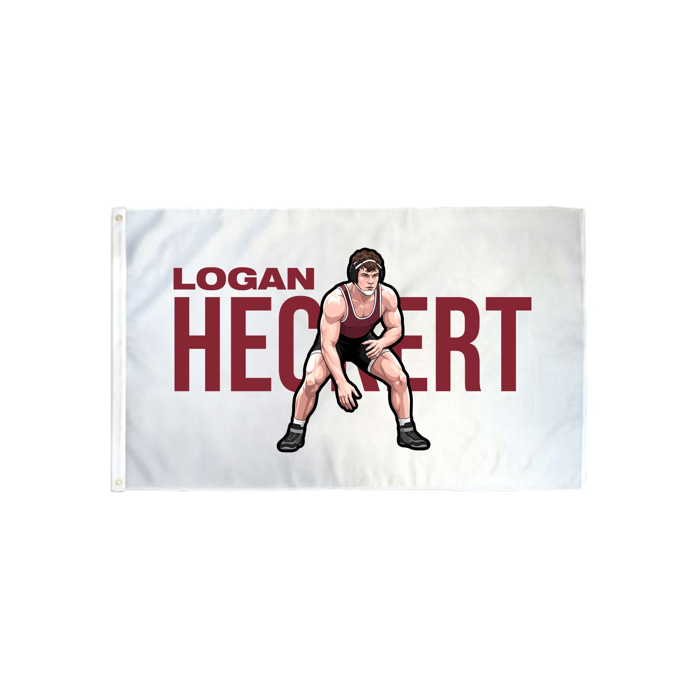 3x5 Flag — Player Name in Classic