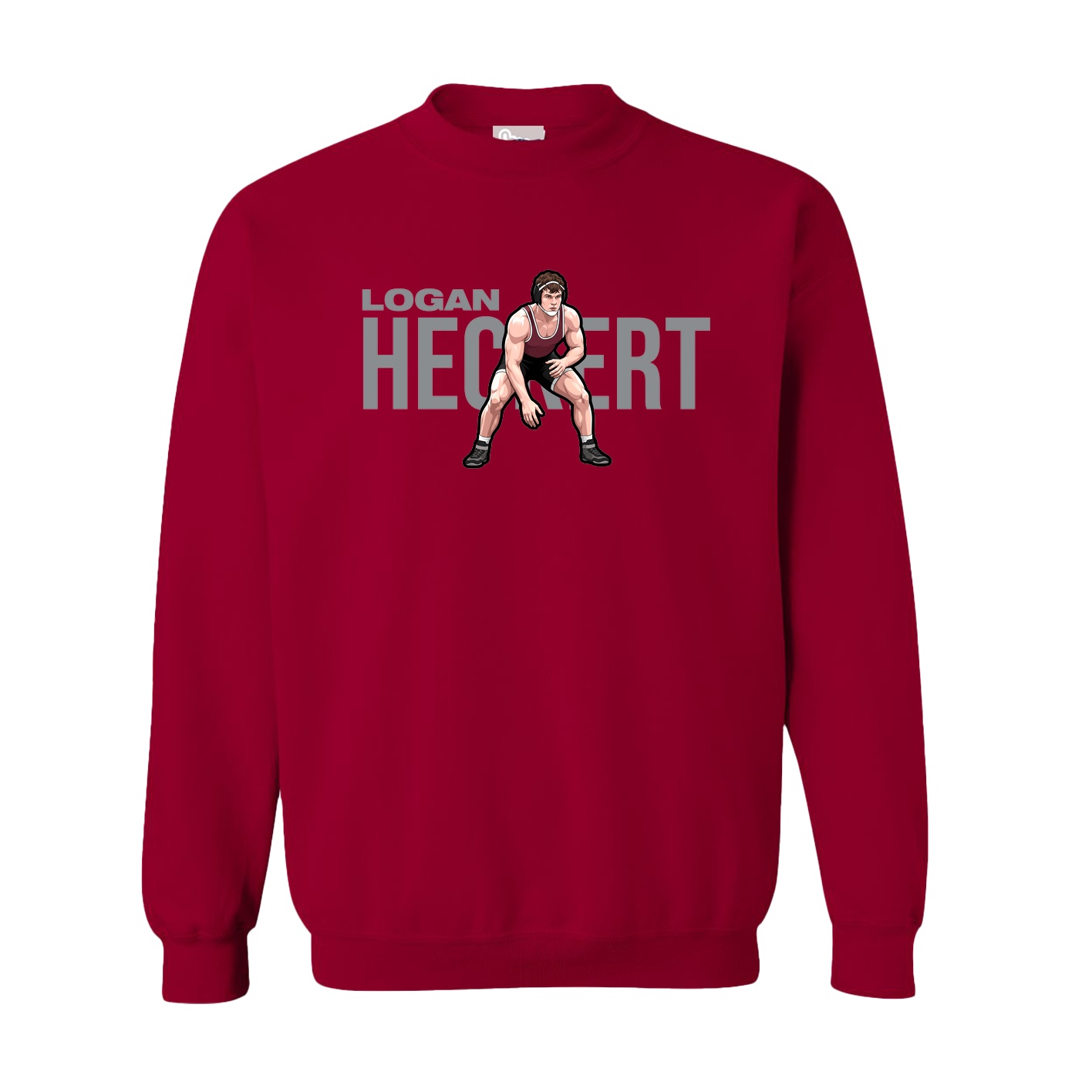 Fleece Crew — Player Name in Cardinal
