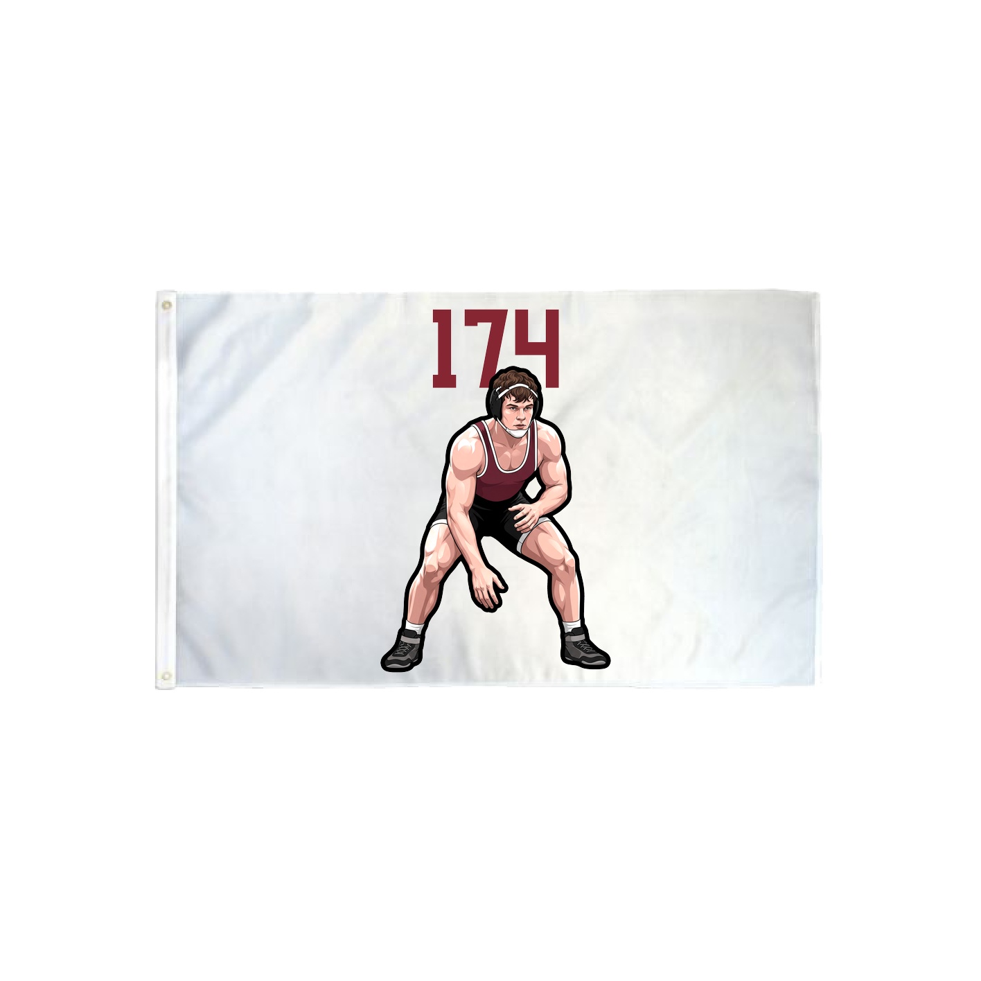 3x5 Flag — Number Top in Classic