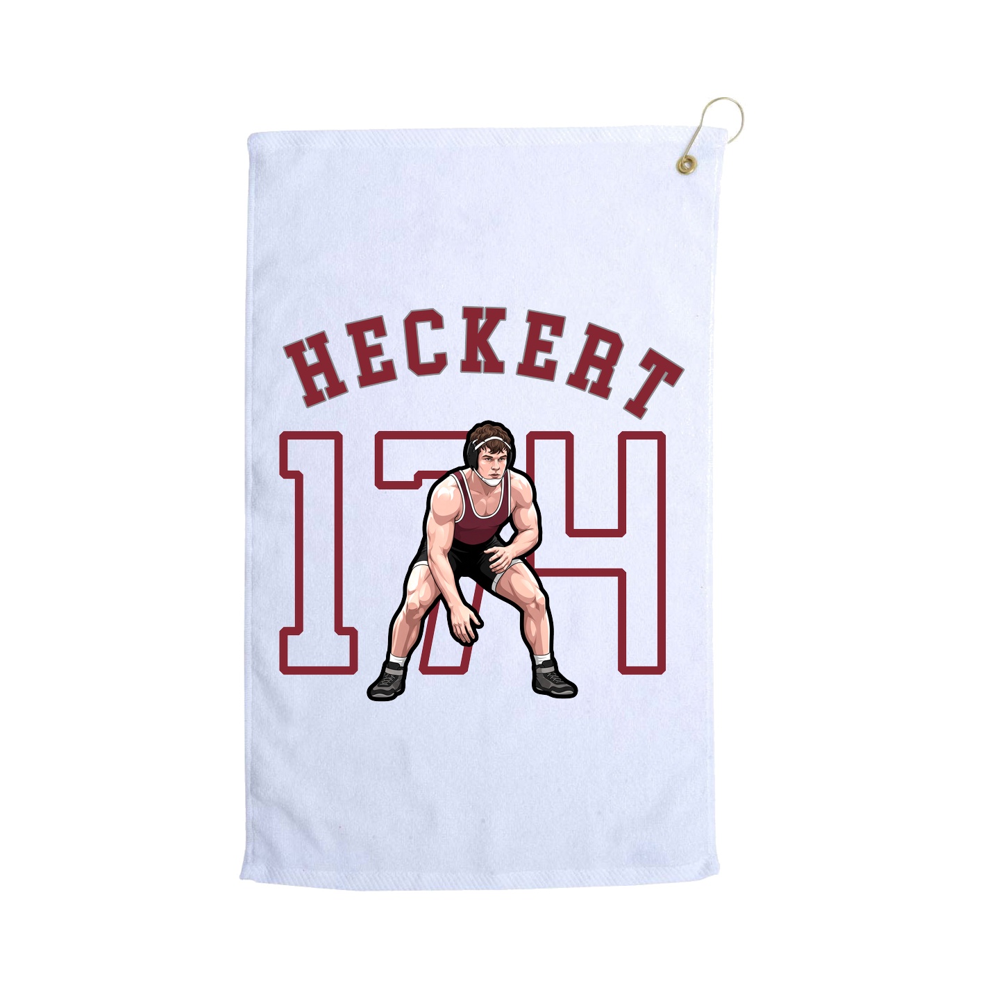 Golf Towel — Shirsey Arch in White