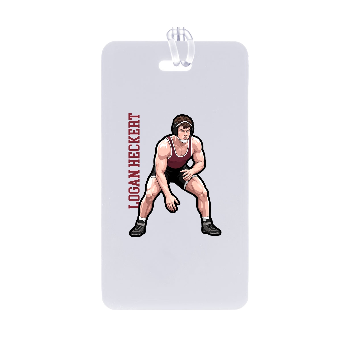 Bag Tag — Name Vertical in Classic
