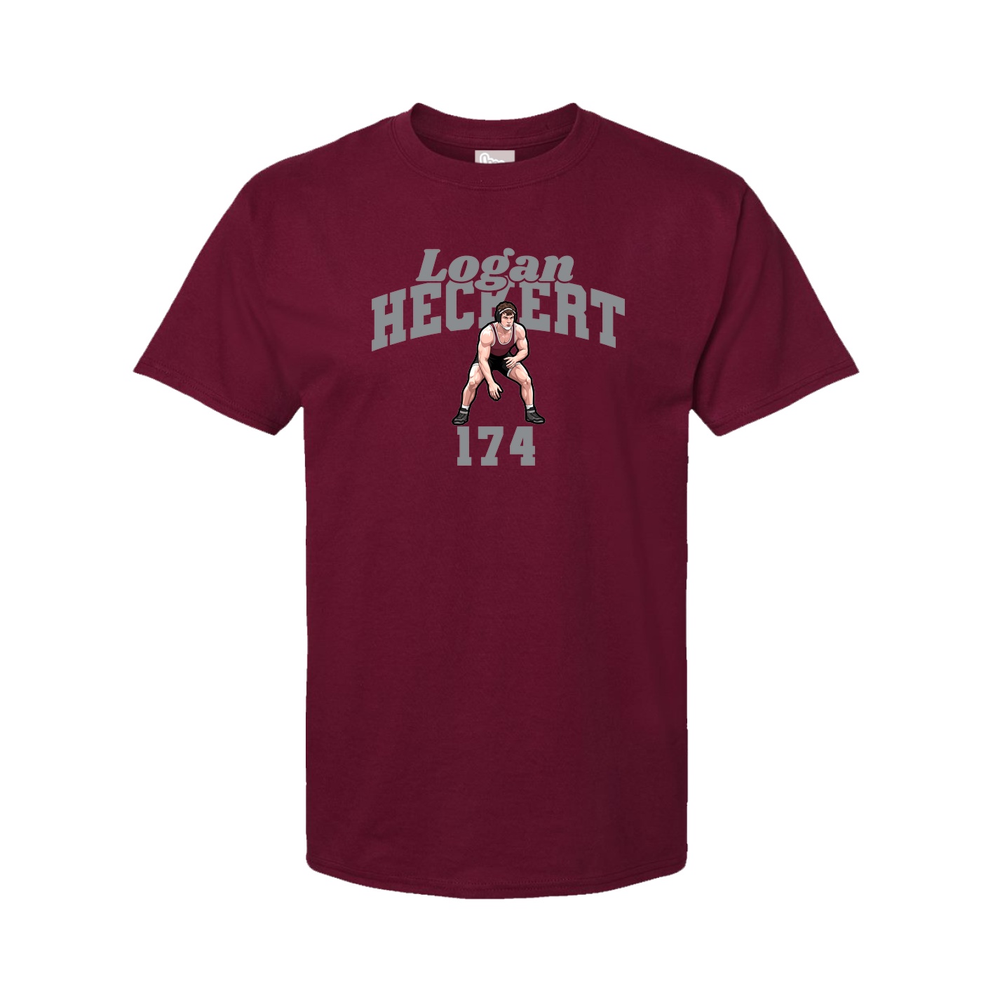Tee — Signature Arch in Cardinal