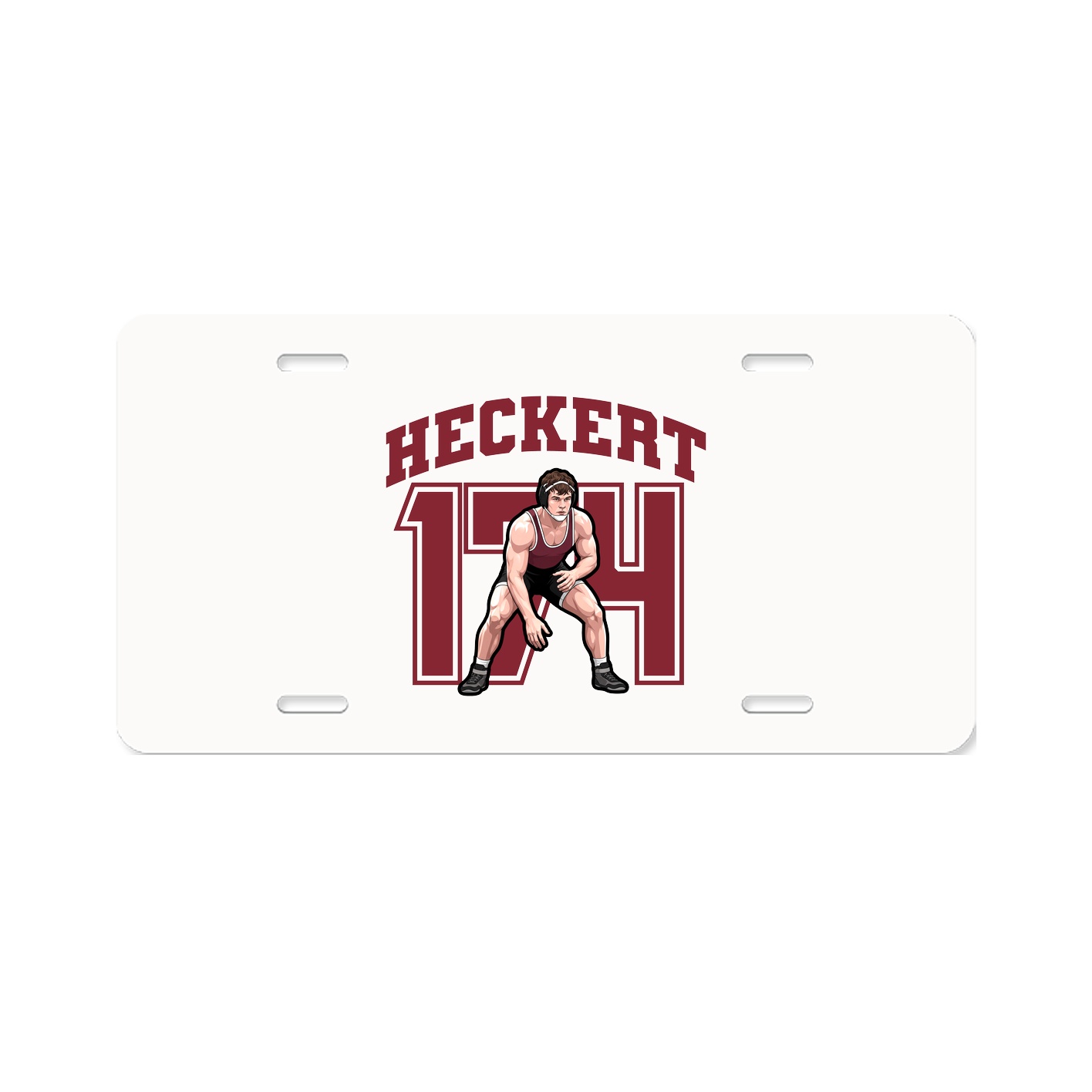 License Plate — Number in Classic