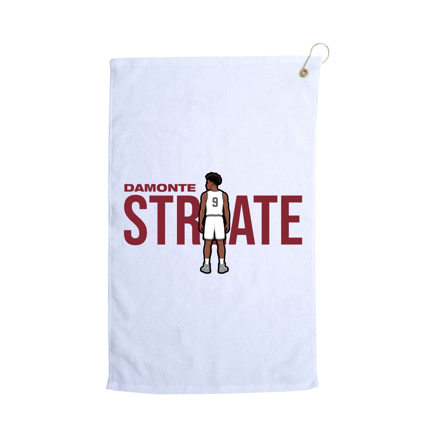 Golf Towel — Player Name in White