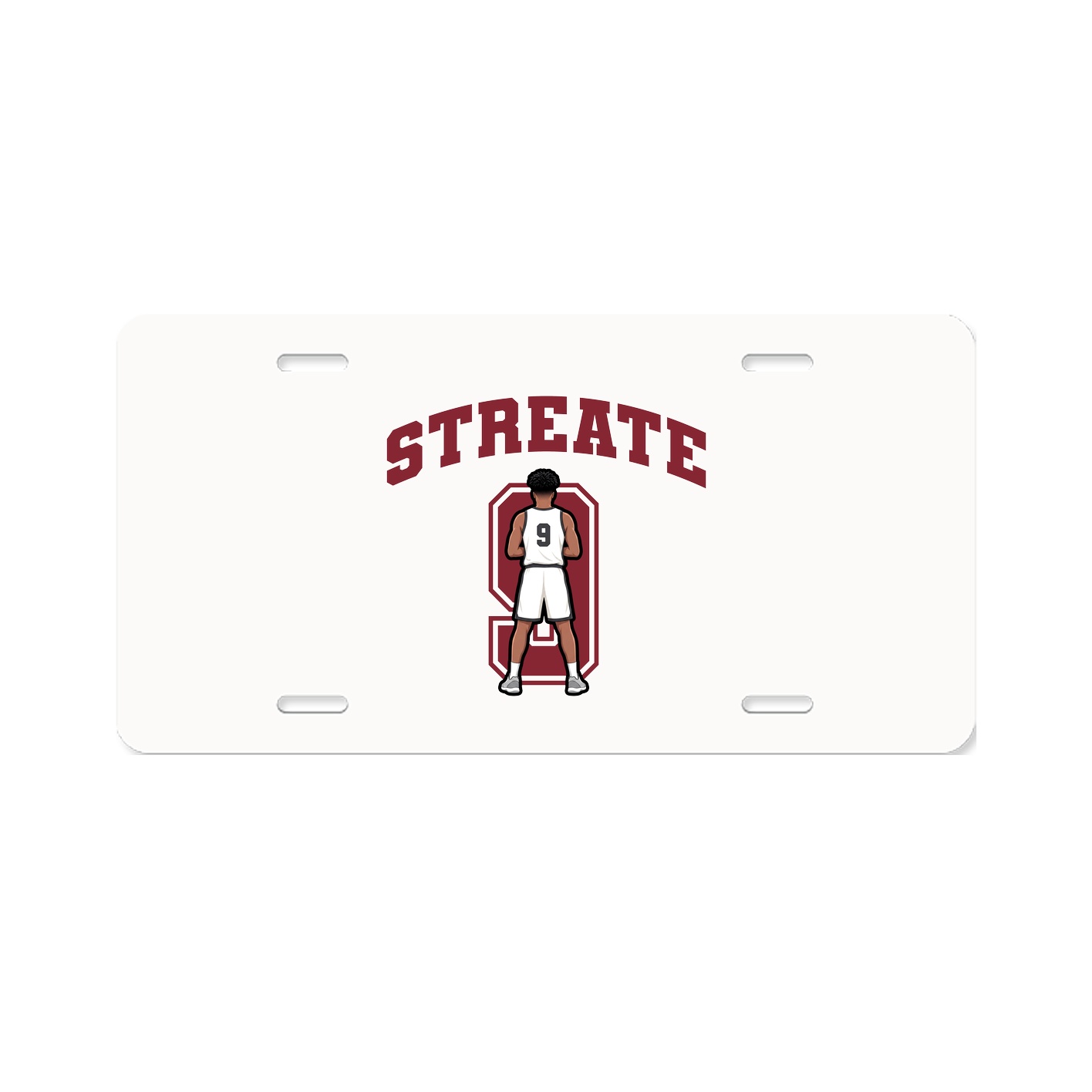 License Plate — Number in Classic