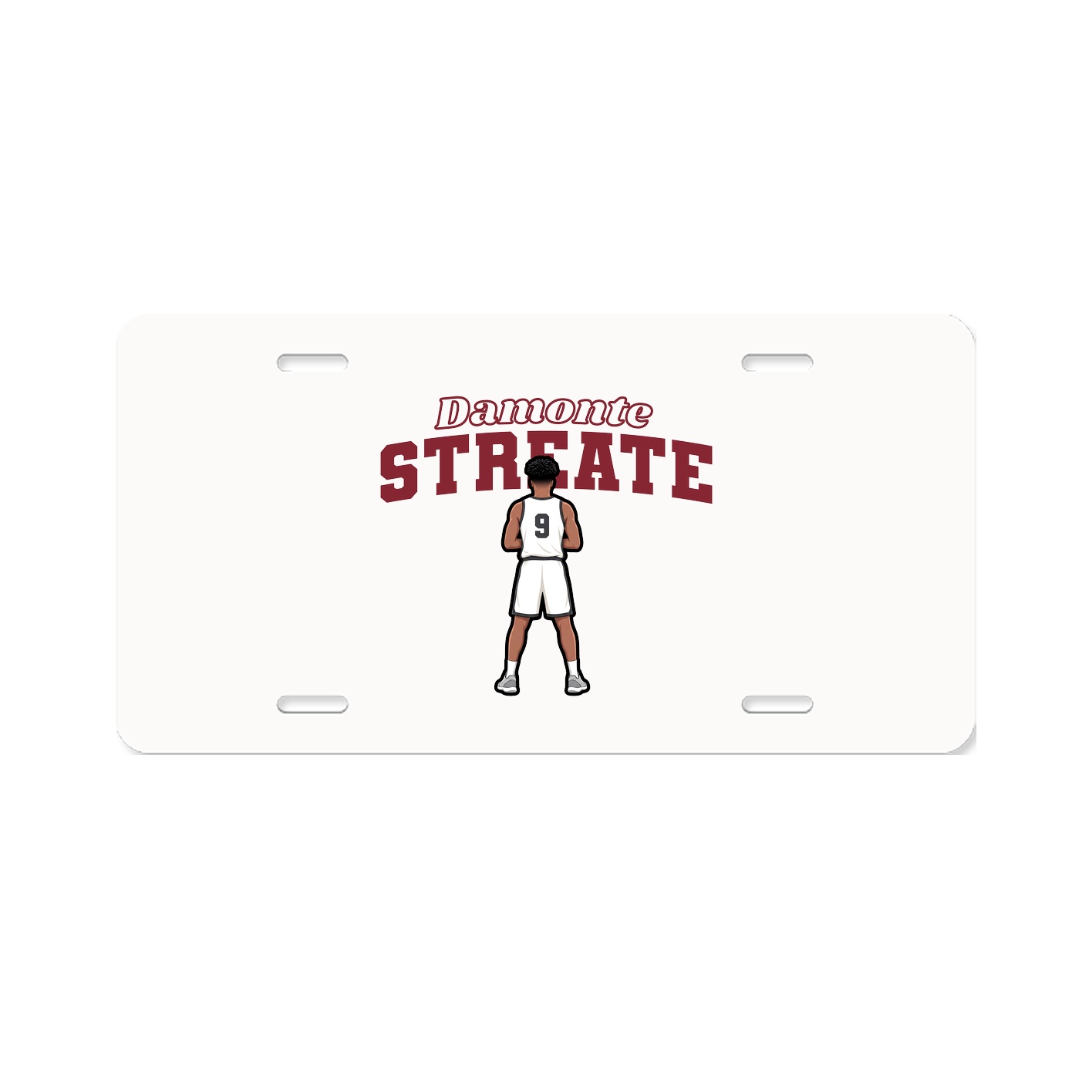 License Plate — Name Arch in Classic