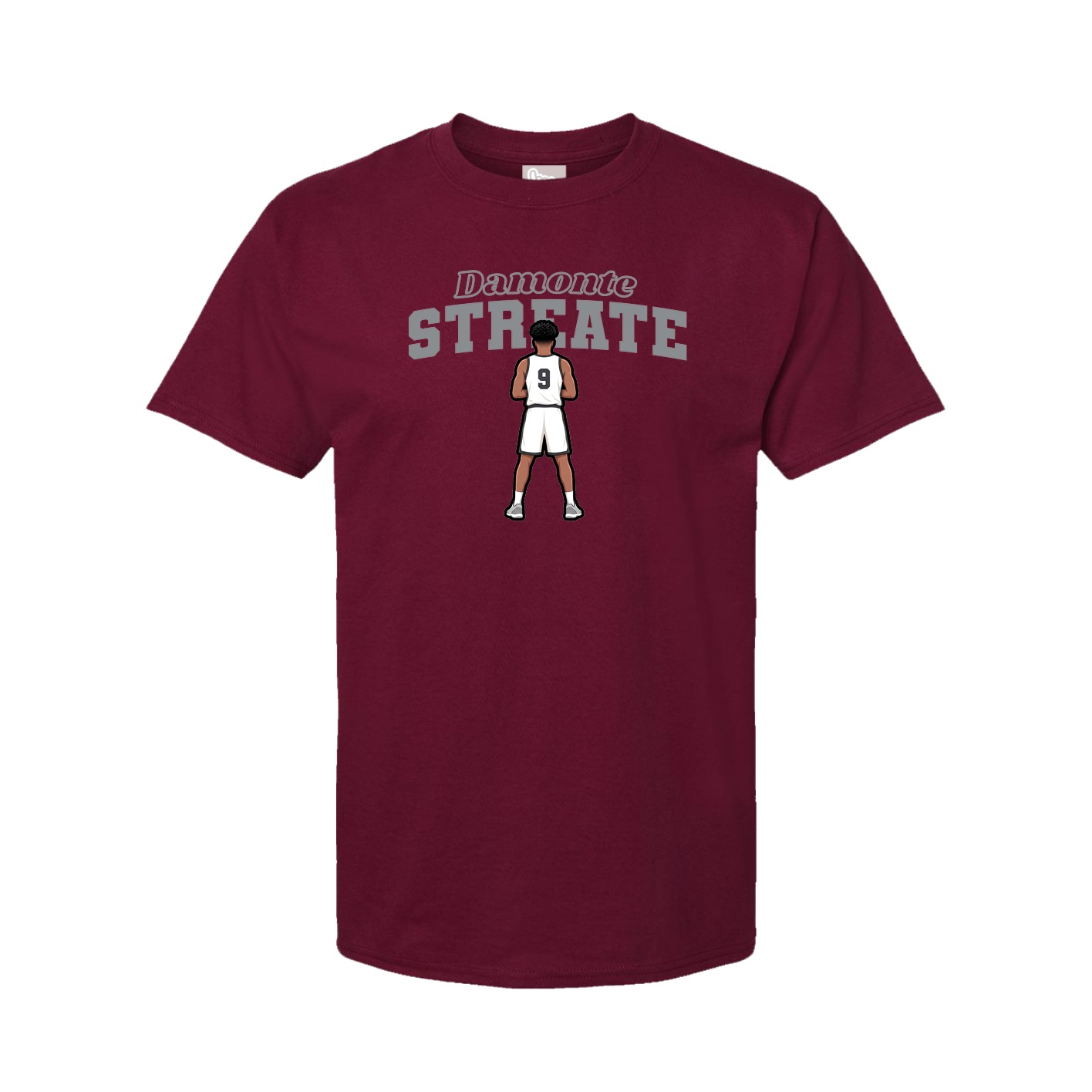 Youth Tee — Name Arch in Cardinal