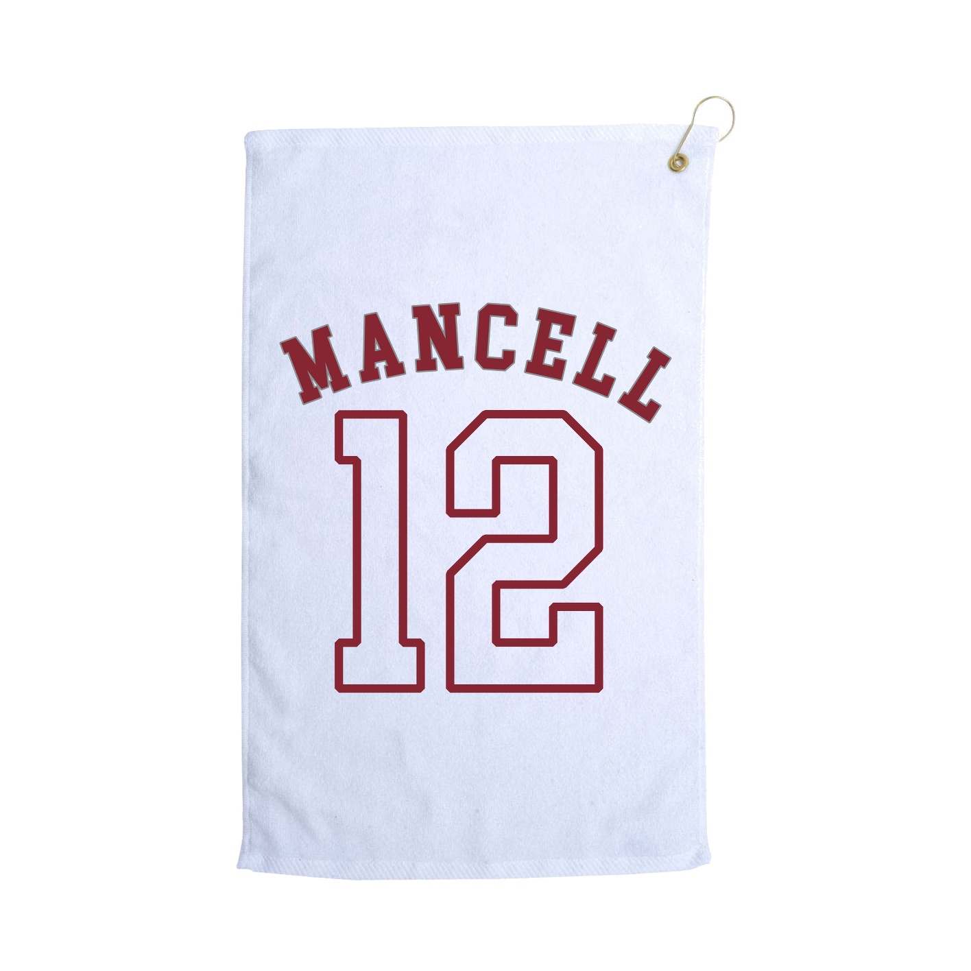 Golf Towel — Shirsey Arch in White