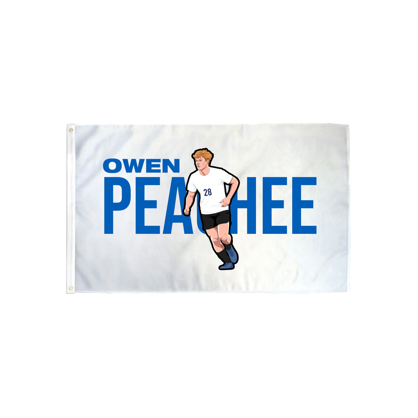 3x5 Flag — Player Name in Classic