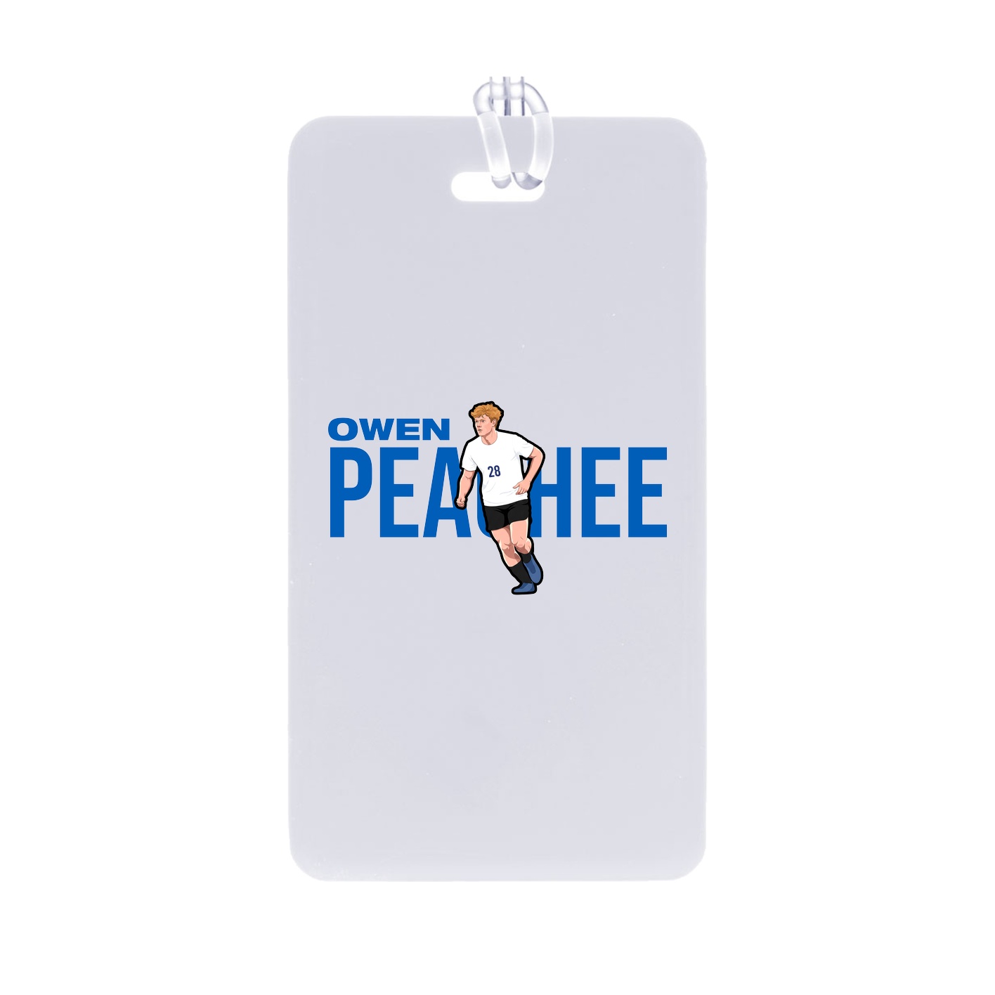 Bag Tag — Player Name in Classic