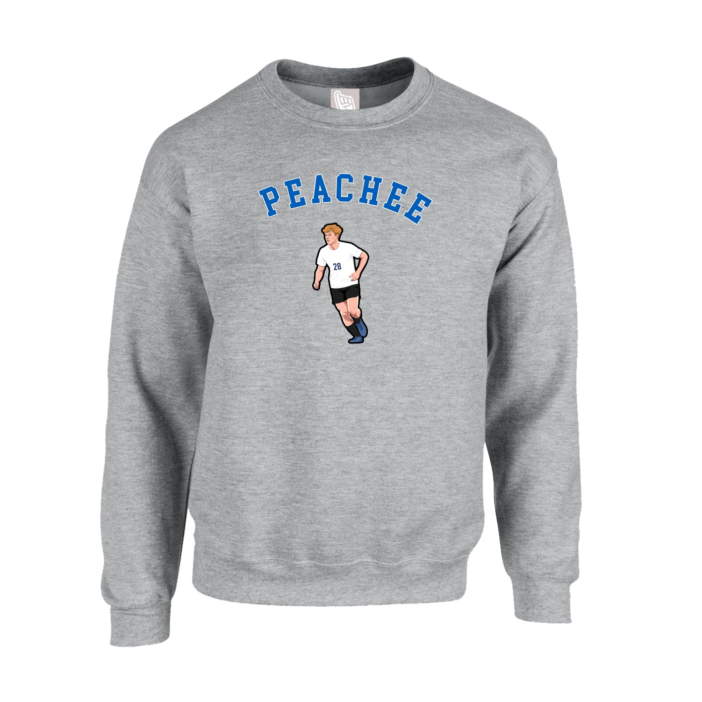 Fleece Crew — Shirsey Arch in Grey