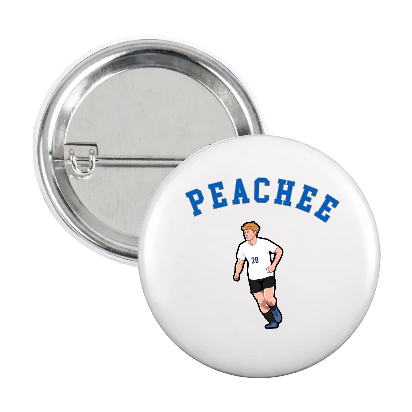 Game Day Button — Shirsey Arch in White