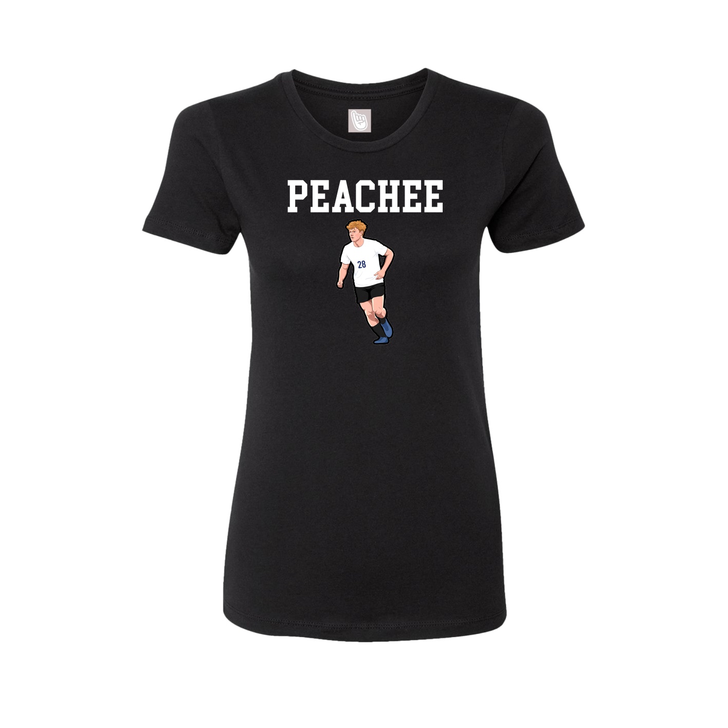 Fitted Women's Tee — Shirsey in Black