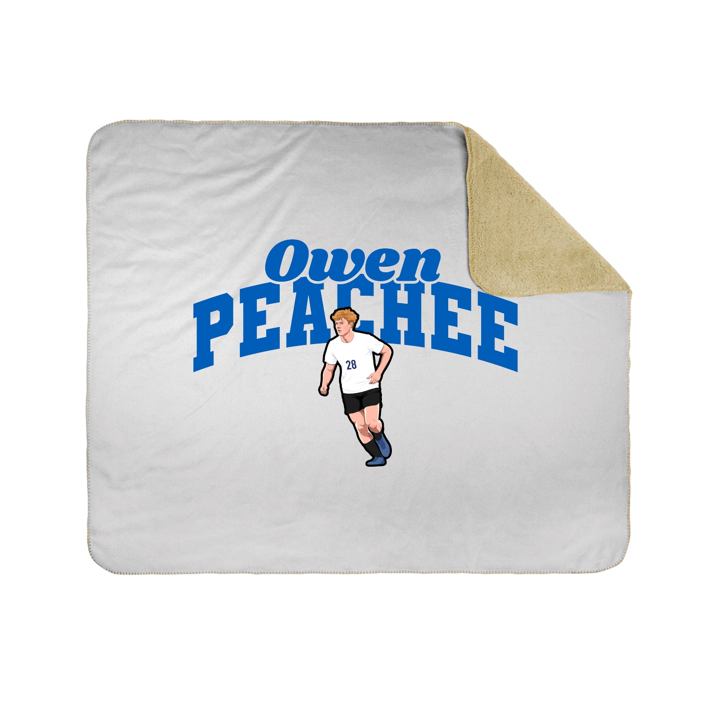 Throw Blanket — Signature Arch in White
