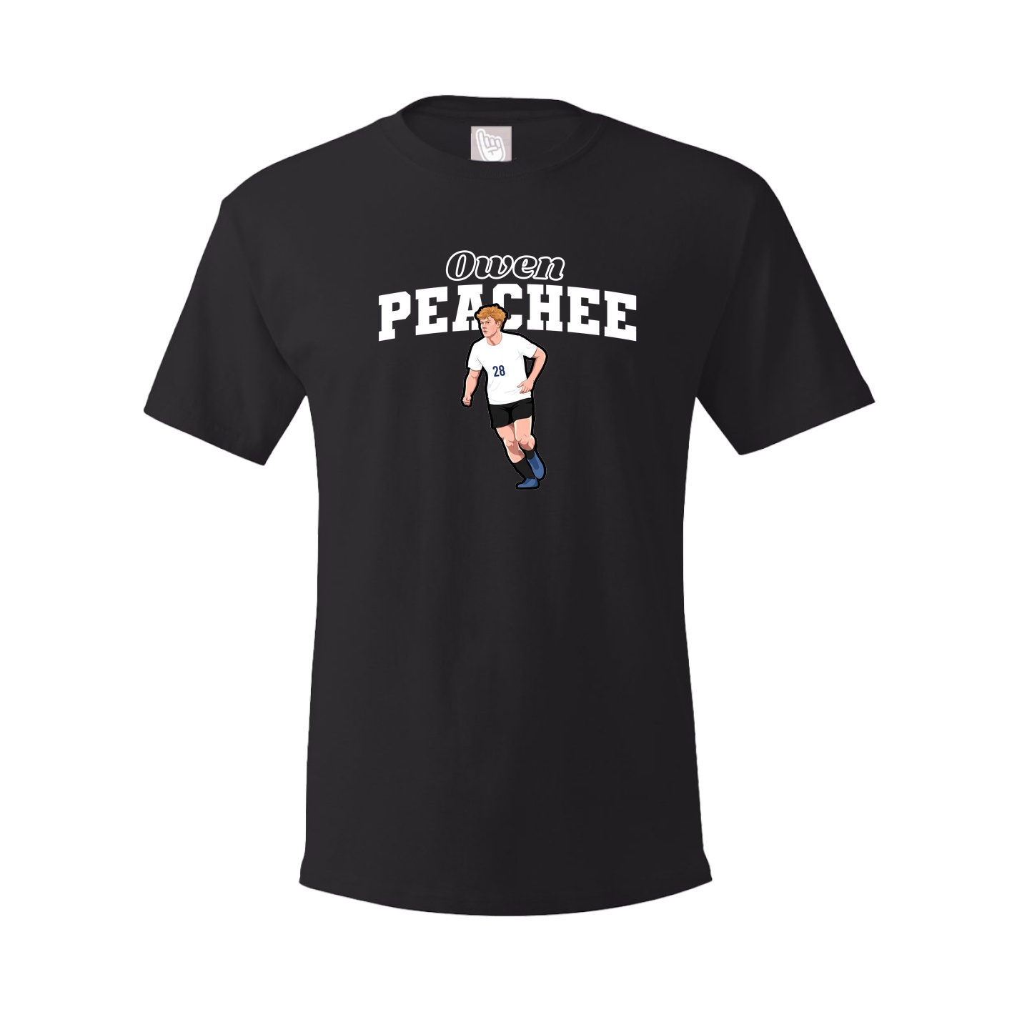 Youth Tee — Name Arch in Black