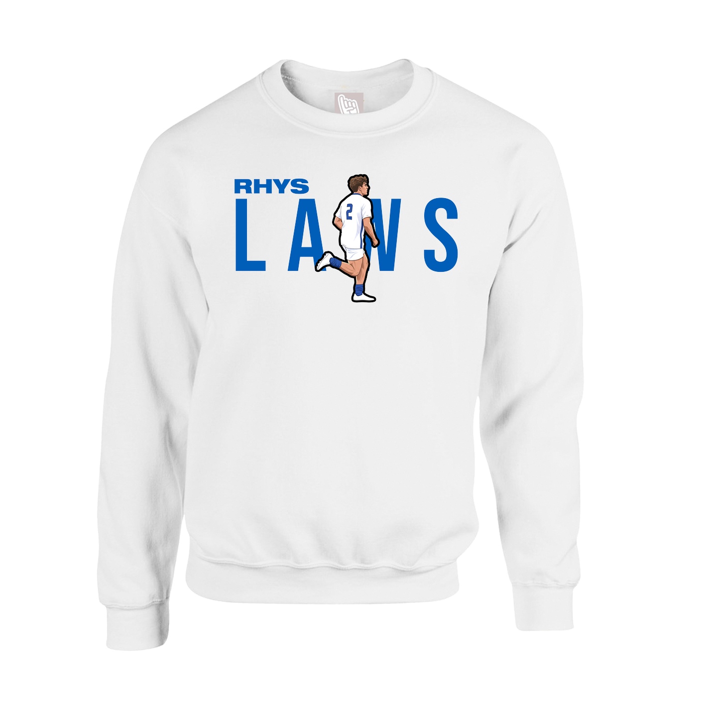 Fleece Crew — Player Name in White