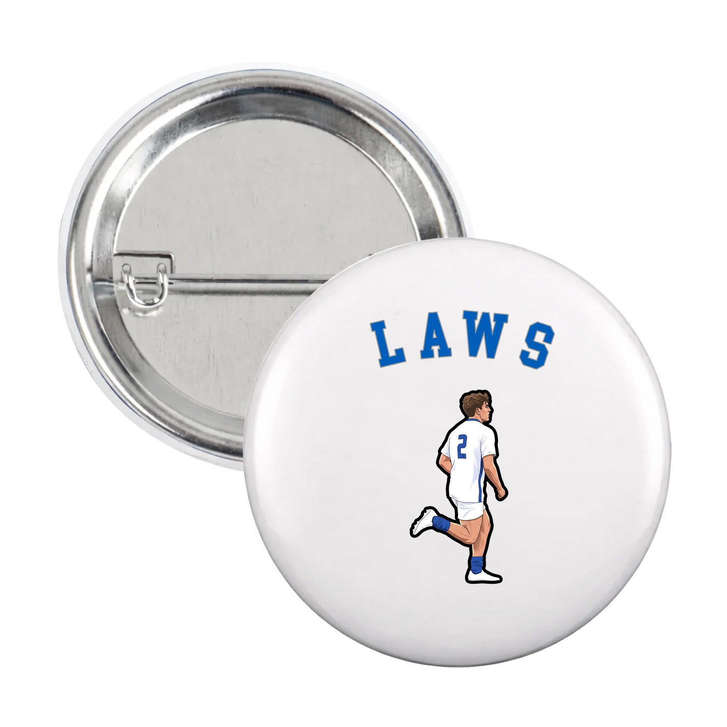 Game Day Button — Shirsey Arch in White